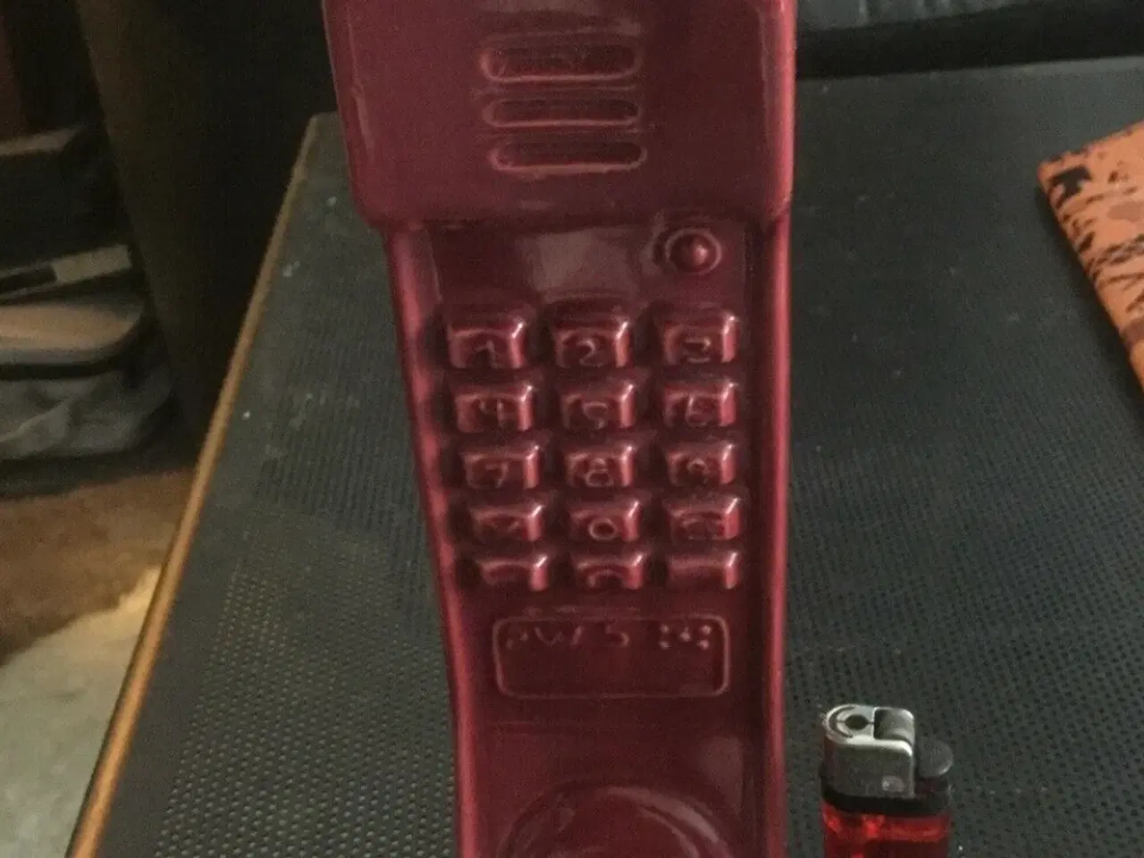 Billede 1 - Keramisk “Telefon”-flaske til olie