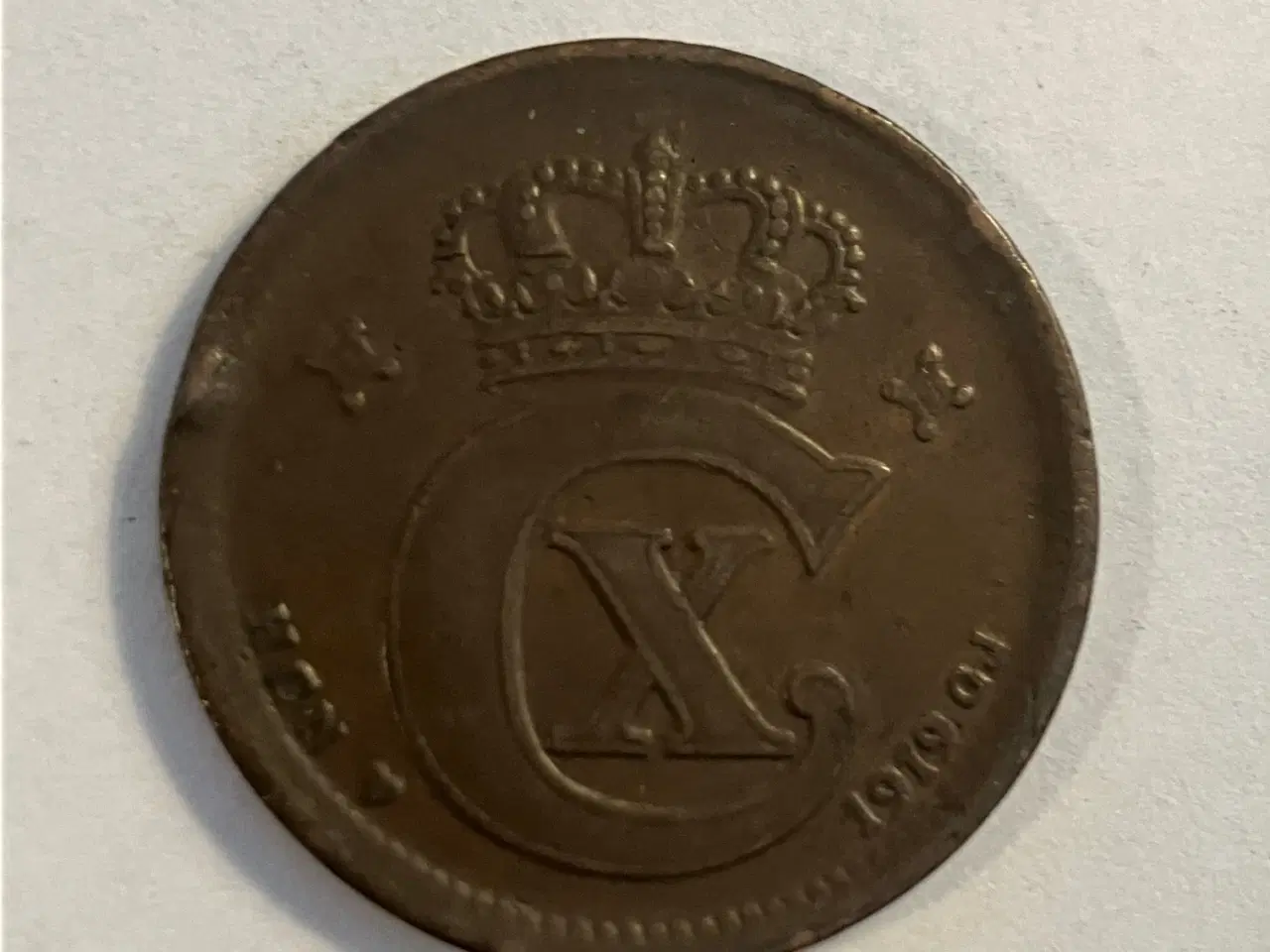 Billede 2 - 5 øre 1919 Danmark
