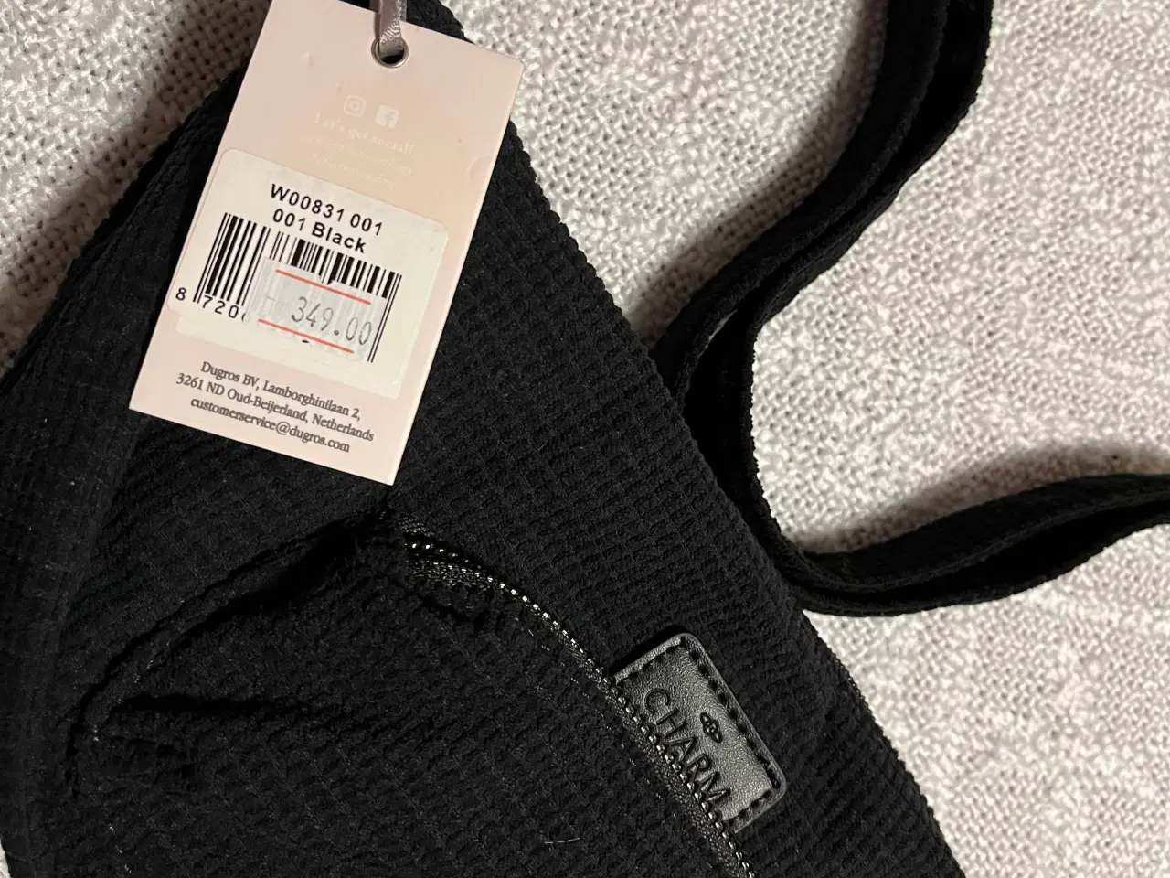 Billede 3 - Sort stof bumbag