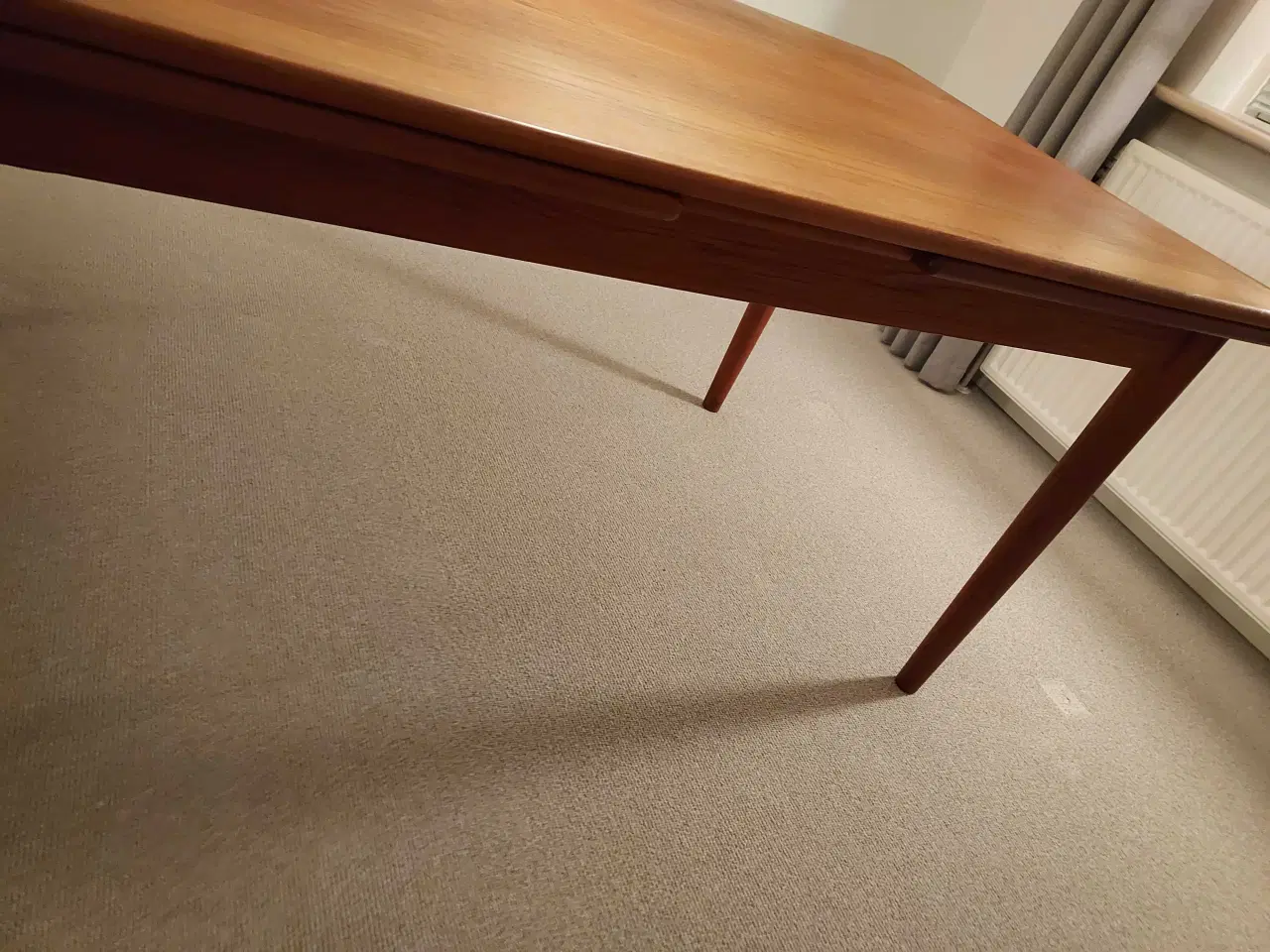 Billede 3 - Teaktræs spisebord m. hollandsk udtræk