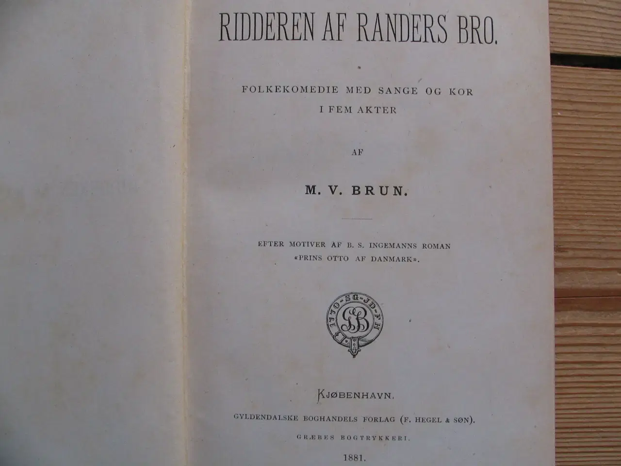 Billede 3 - M.V. Brun. Ridderen af Randers kro, fra 1881