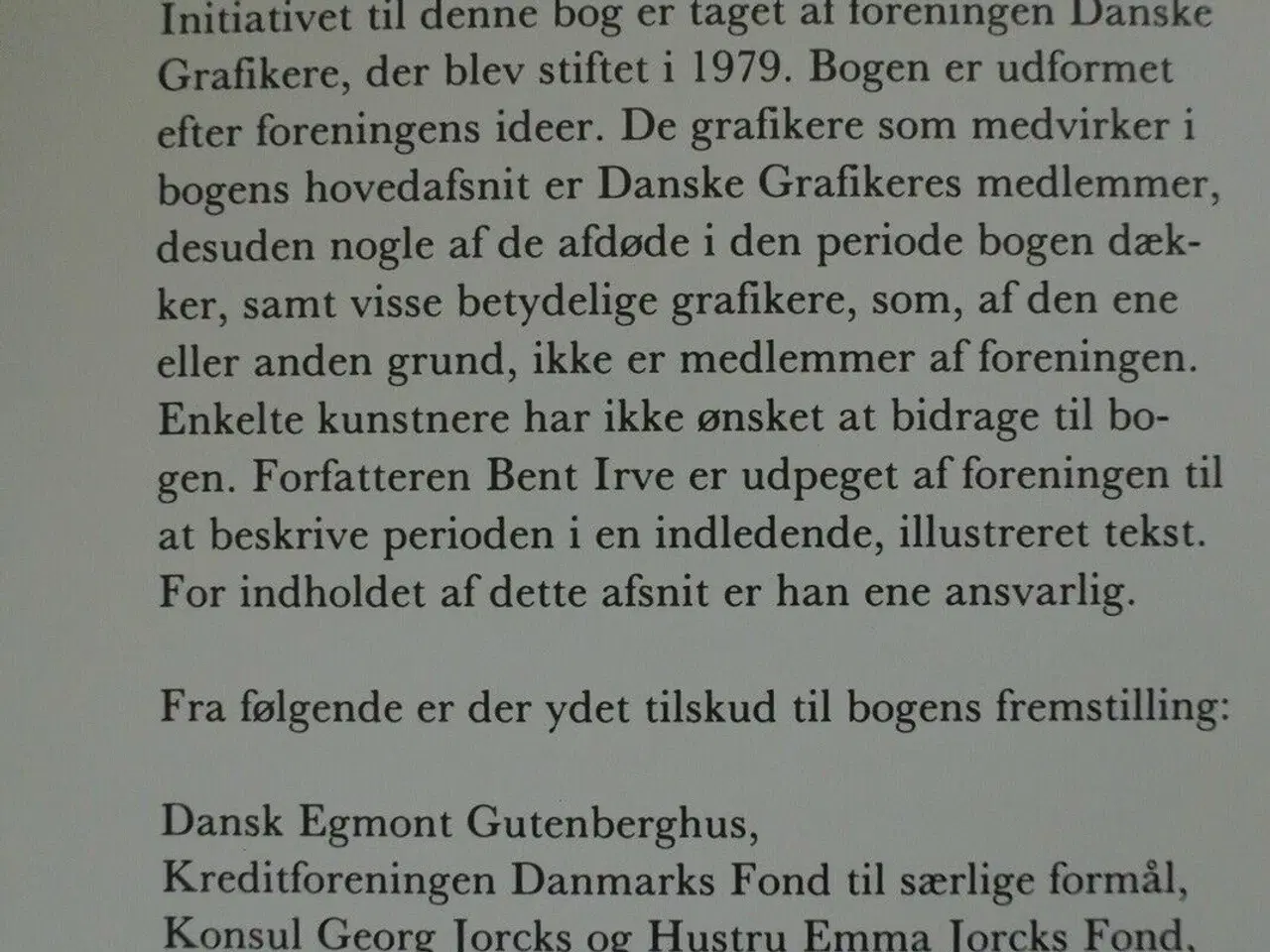 Billede 2 - dansk grafik - gennem 25 år, indledende tekst ved 