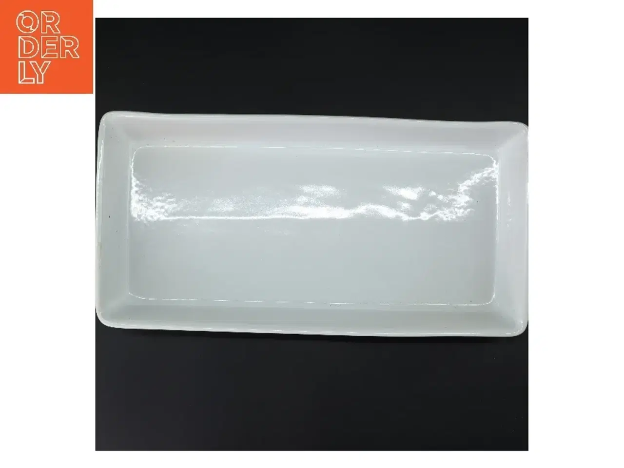 Billede 3 - Rektangulært serveringsfad i stentøj fra Aida (str. 39x19,5 cm)