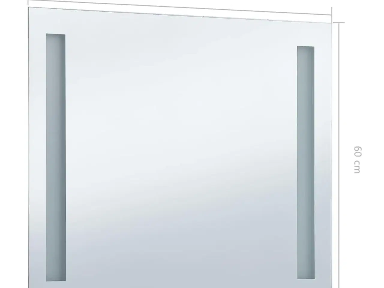Billede 7 - LED-vægspejl til badeværelset 80x60 cm