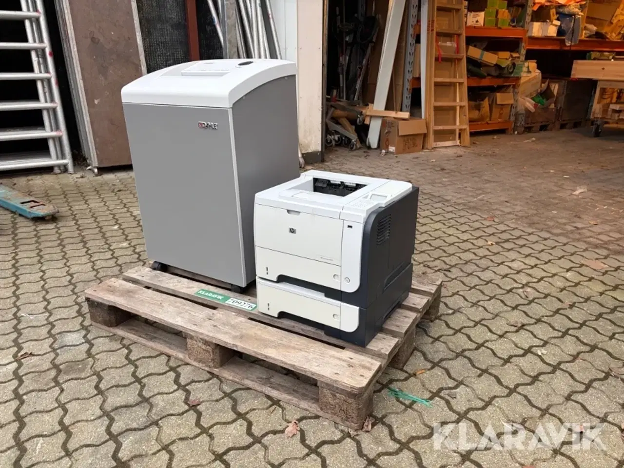 Billede 1 - Industrimakulator og printer, Dahle og Hp