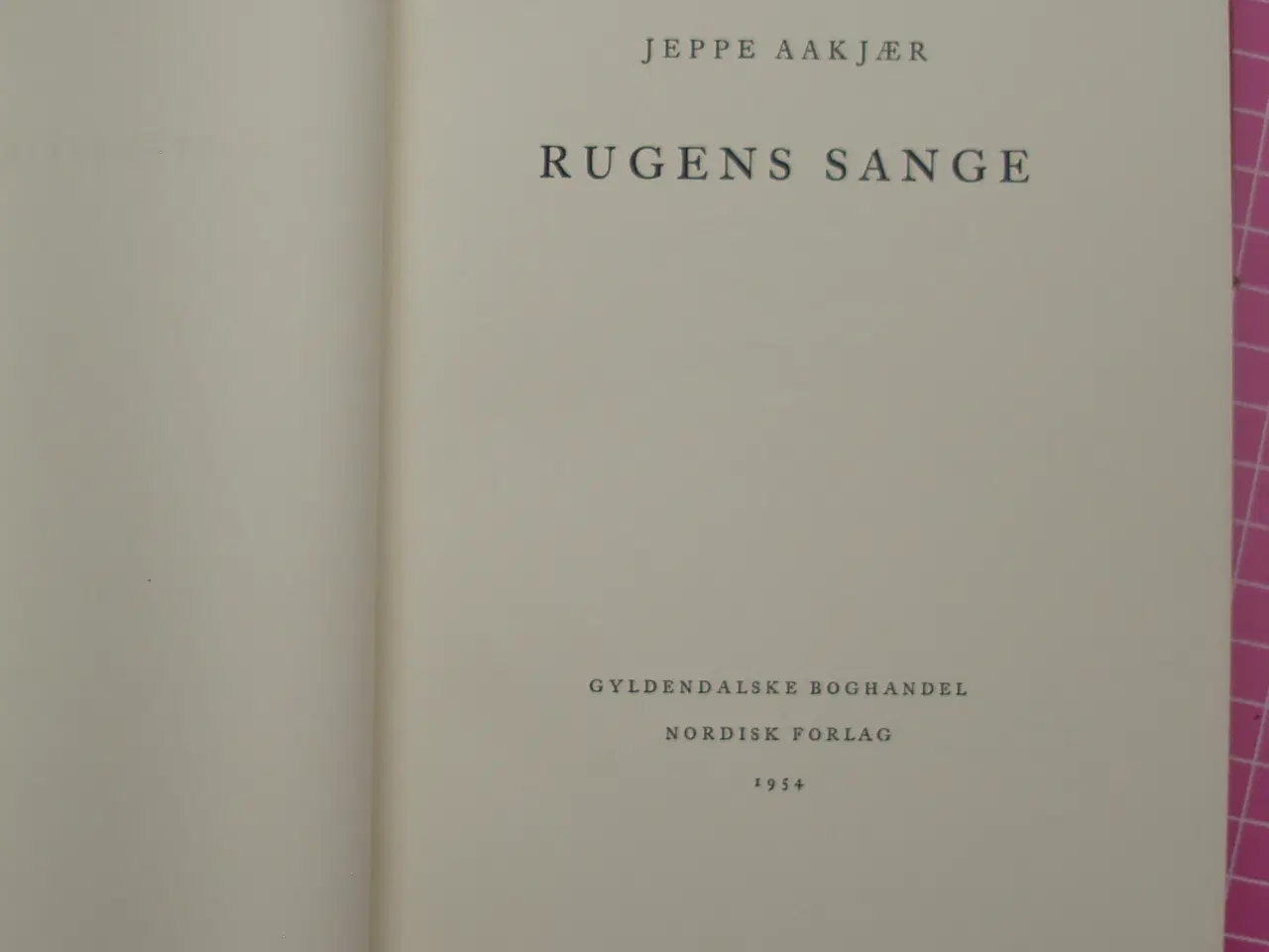 Billede 2 - Rugens sange af Jeppe Aakjær