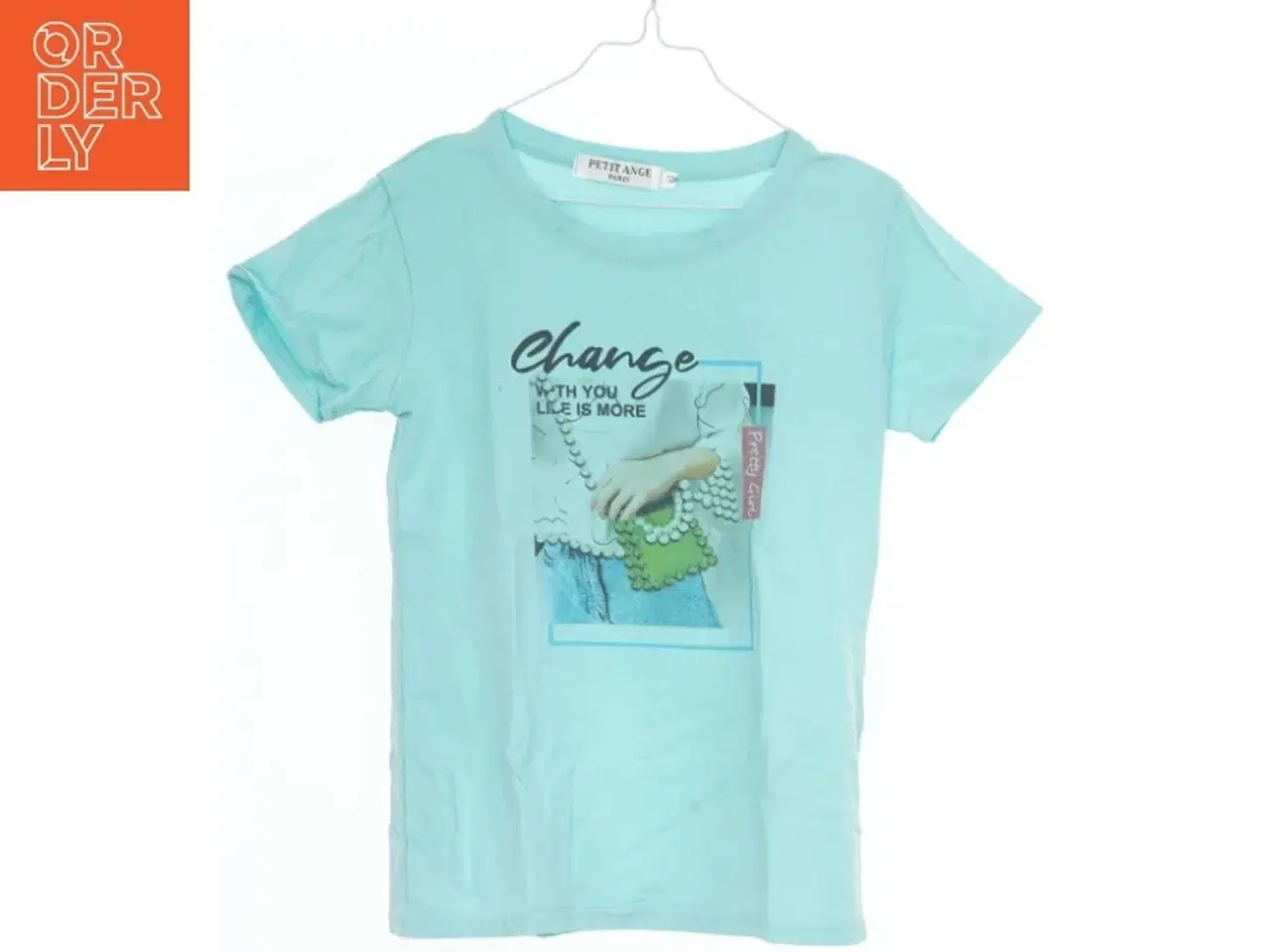 Billede 1 - T-shirt med print fra Petit Ange (str. 152)