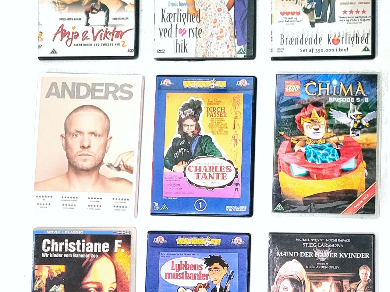 Billede 2 - 54 DVD Danske Film, Tegnefilm og Serier