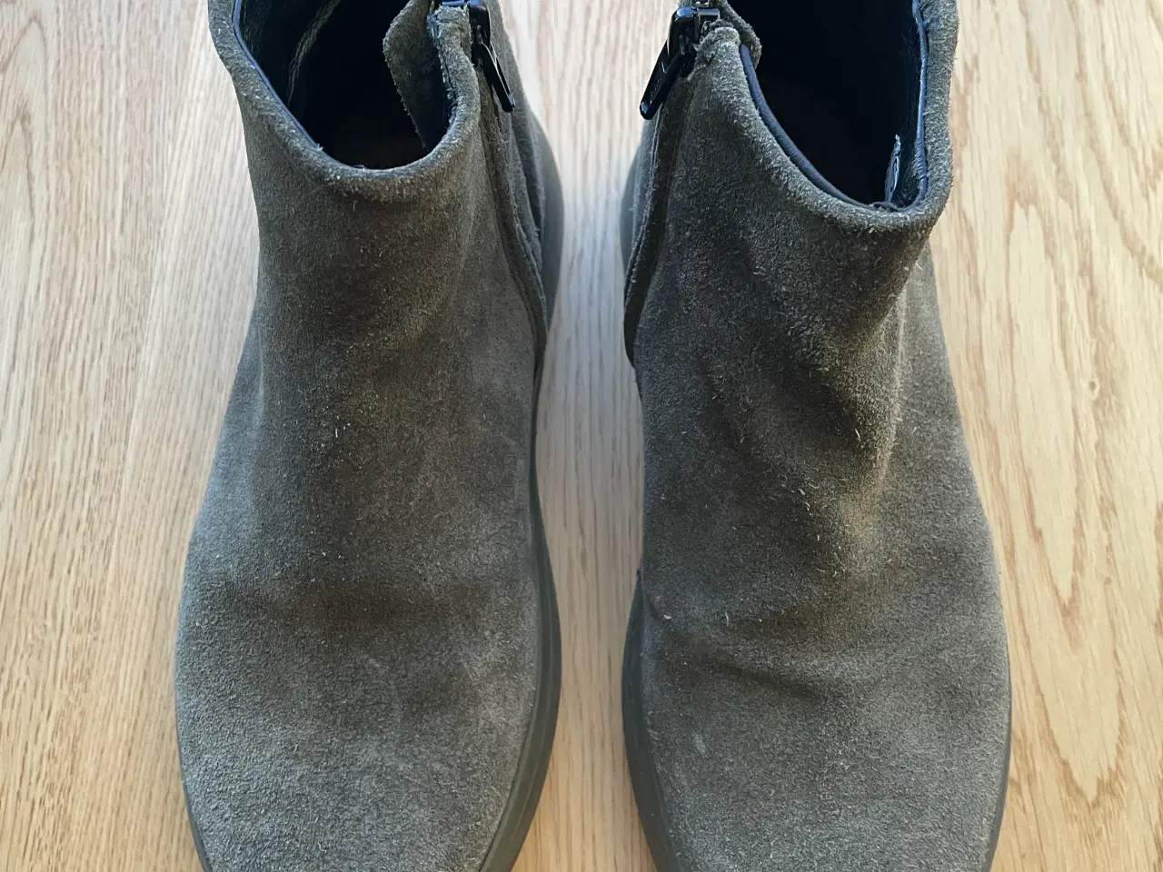 Billede 3 - Woden ruskindsstøvler armygrøn