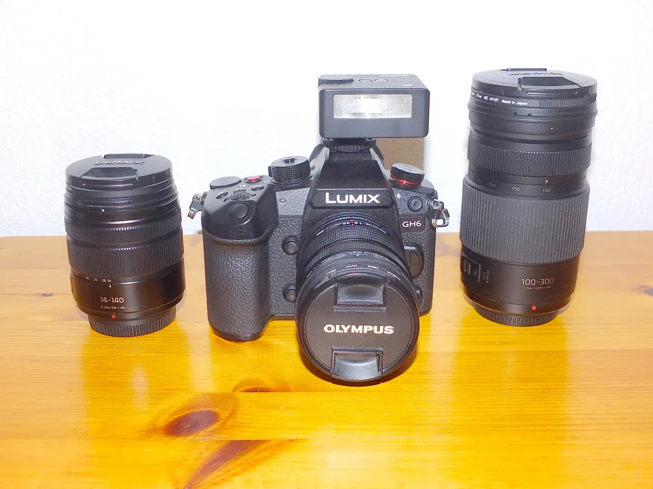 Billede 1 - Panasonic LUMIX GH6 inkl. 3 objektiver og diverse 