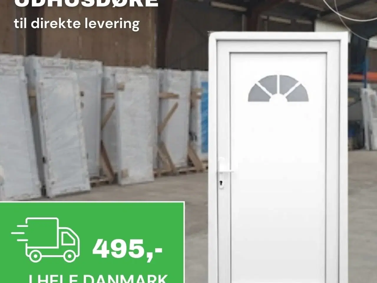Billede 9 - Facadedør - udhusdør - plastdør - yderdør