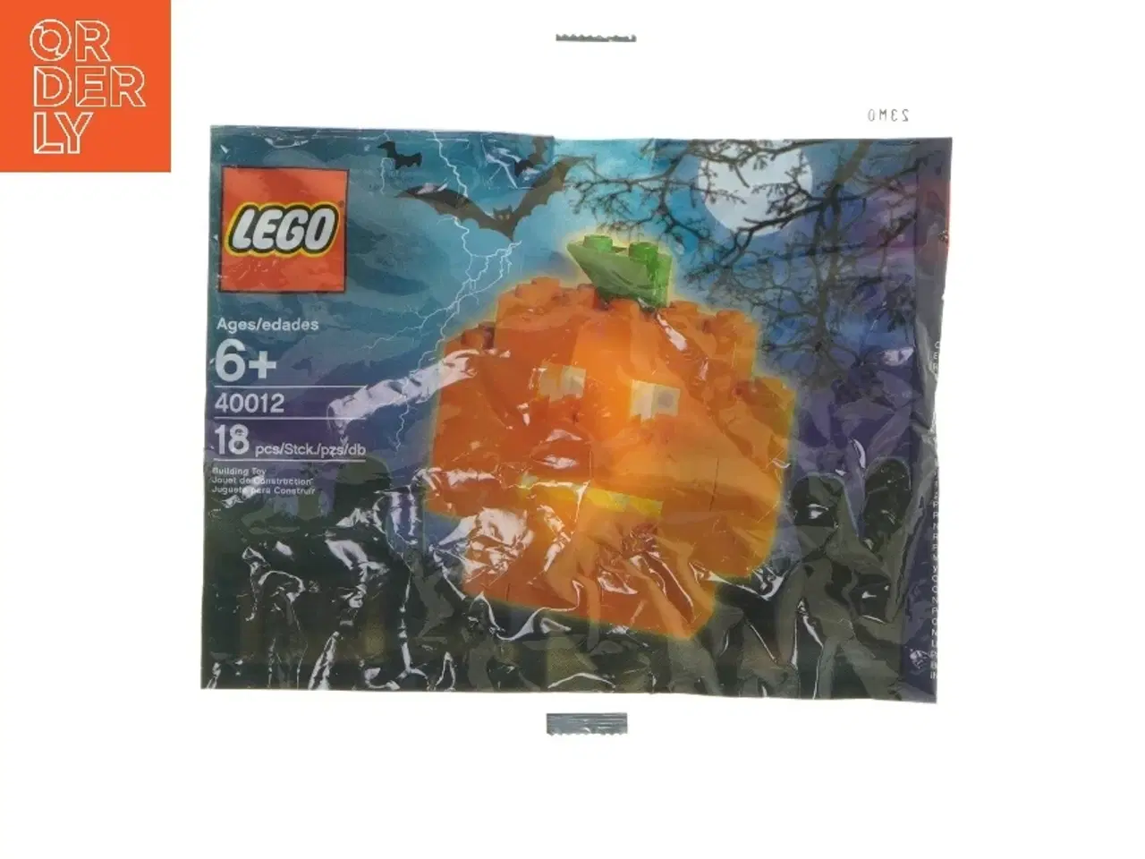 Billede 1 - LEGO Halloween græskar fra LEGO (str. 17x16 cm)
