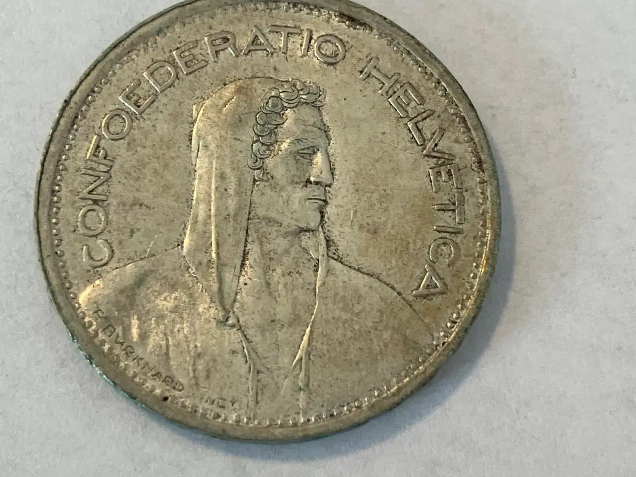 Billede 2 - 5 Francs Switzerland 1953