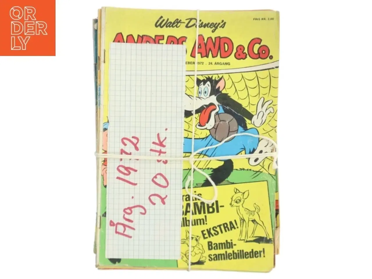 Billede 1 - Anders And & Co. blade, 1972, 20 stk