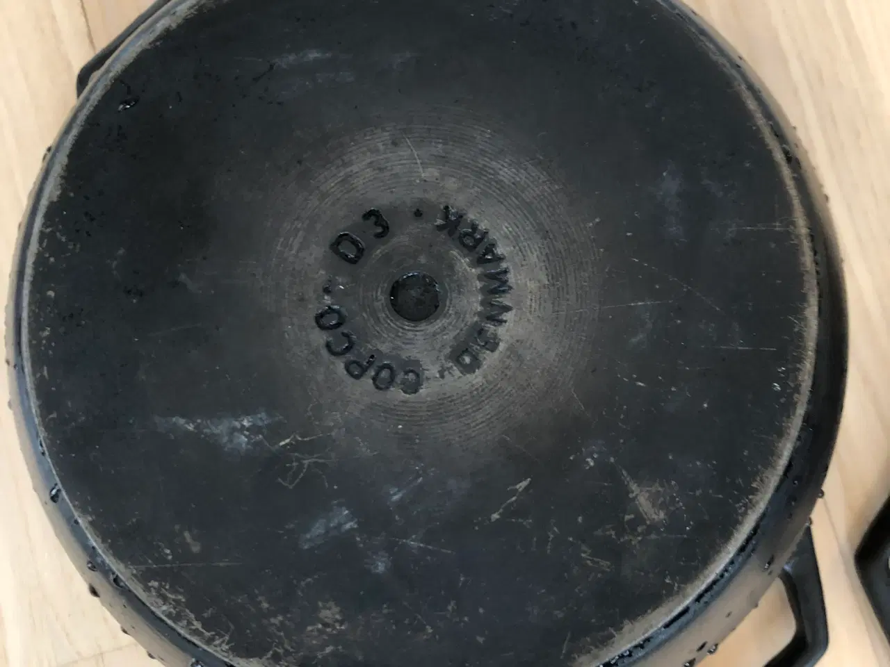 Billede 2 - Retro gryde i sortnet støbejerns gryde