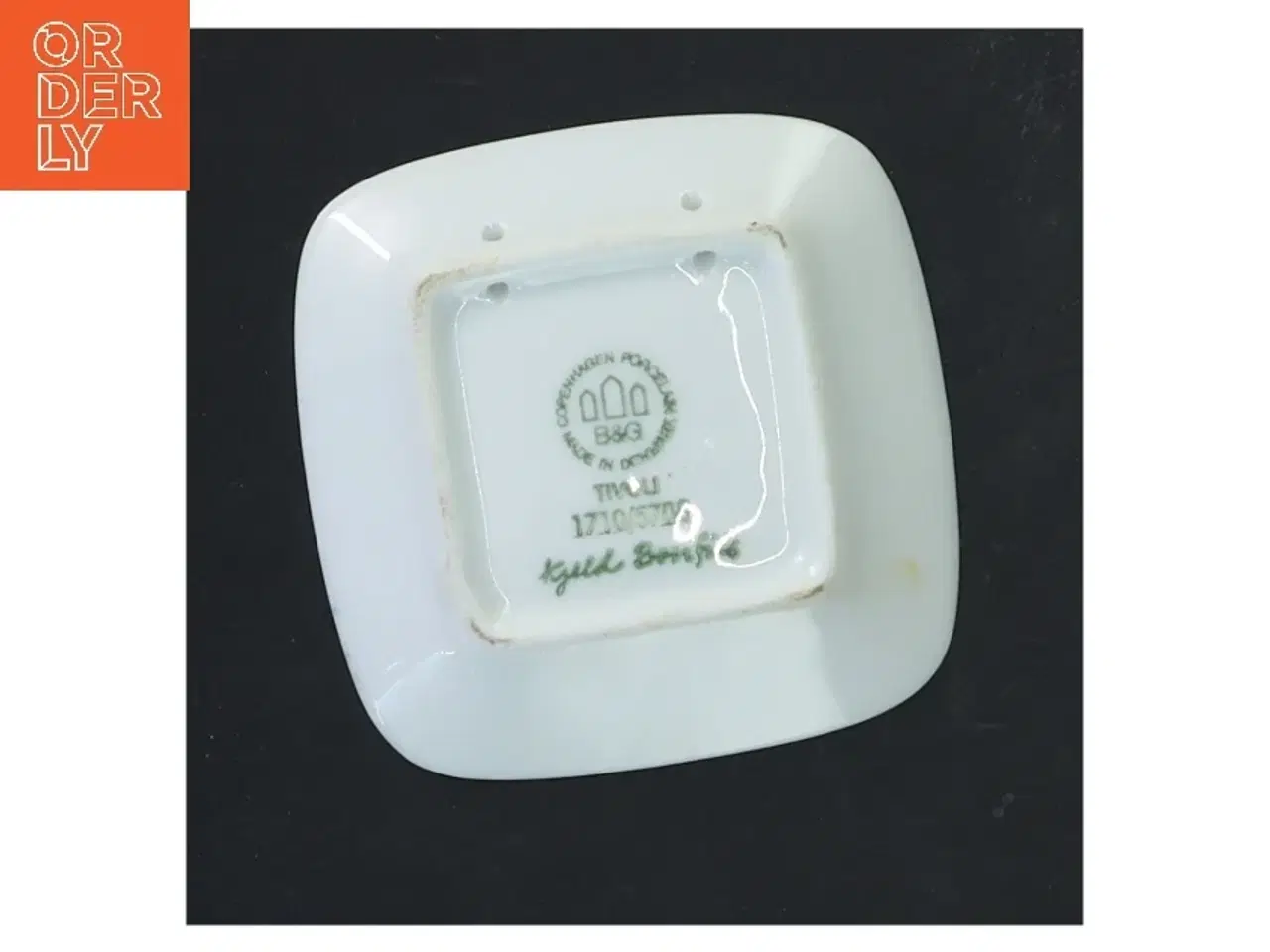 Billede 2 - Plakette med Tivoli-motiv fra B&G (str. 8,5x8,5 cm)