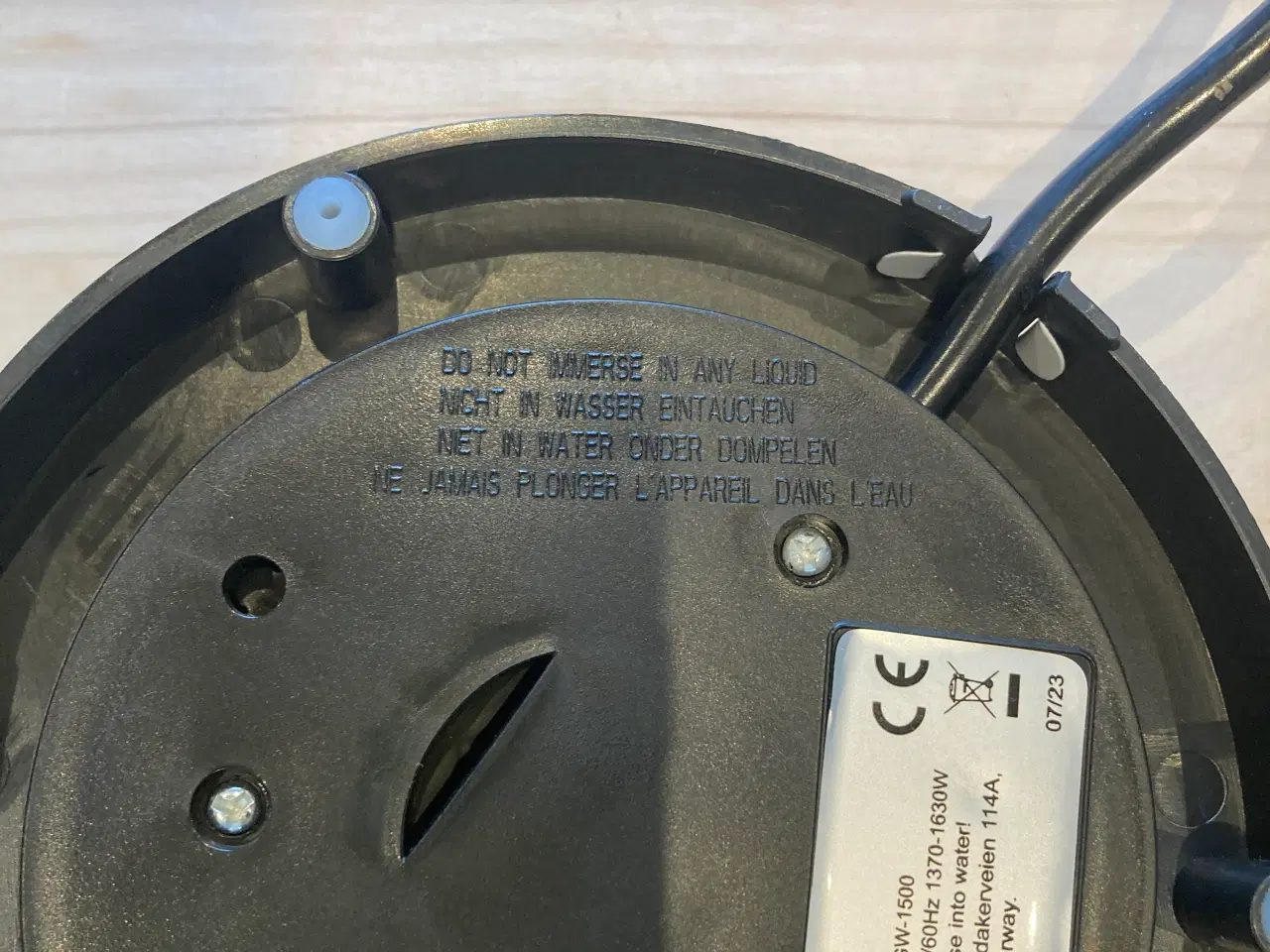 Billede 7 - Elkedel, 1500 Watt, 1 liter