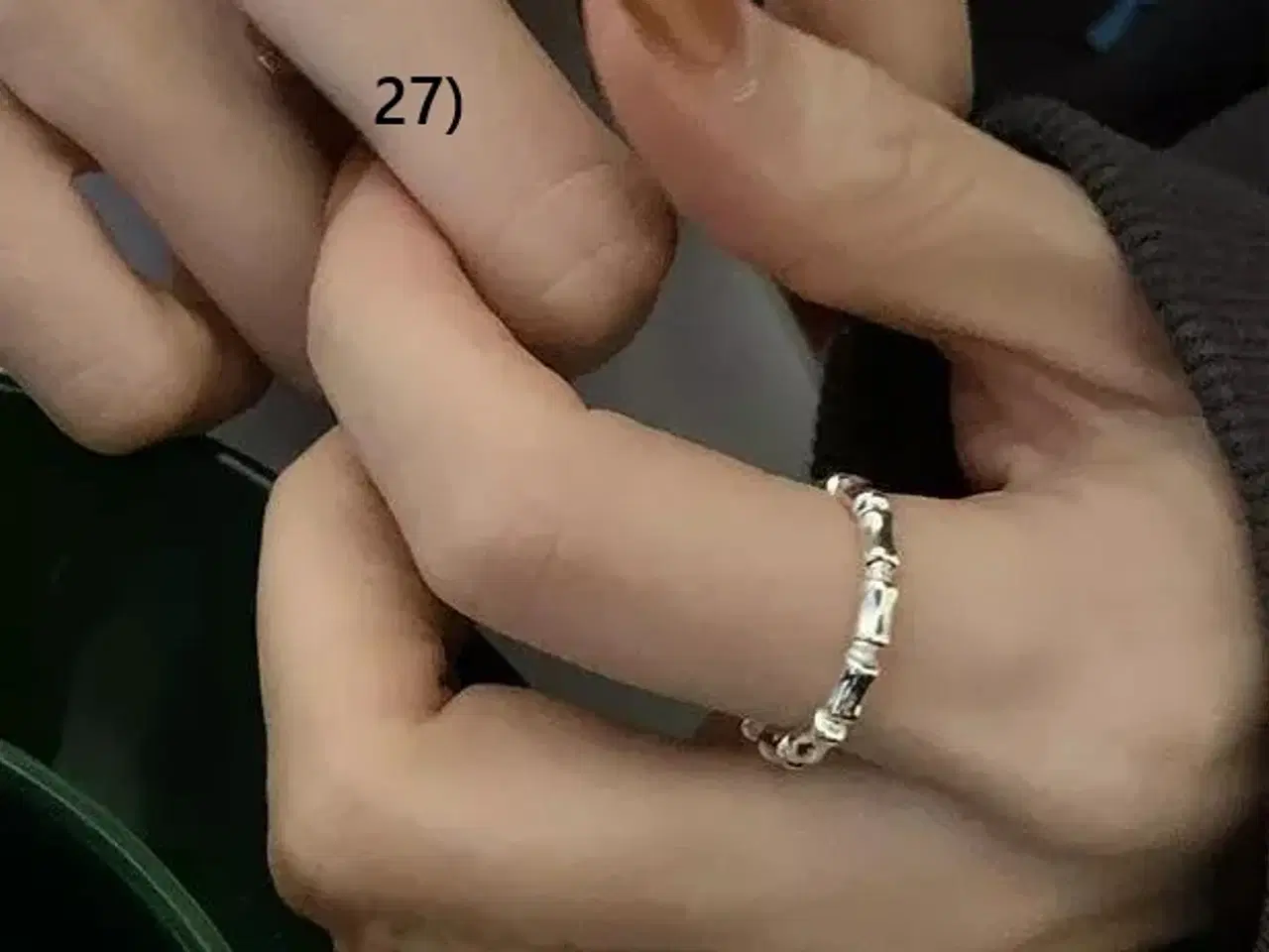 Billede 1 - * Sterlingsølv; Elegant fingerring