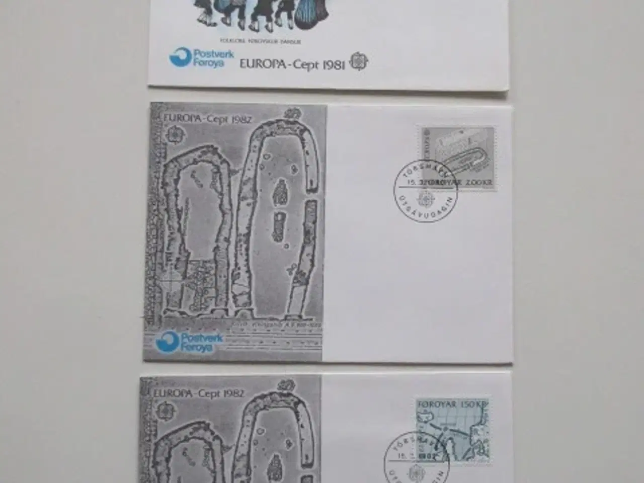 Billede 3 - 19 Førstedags kuverter fra Færøerne