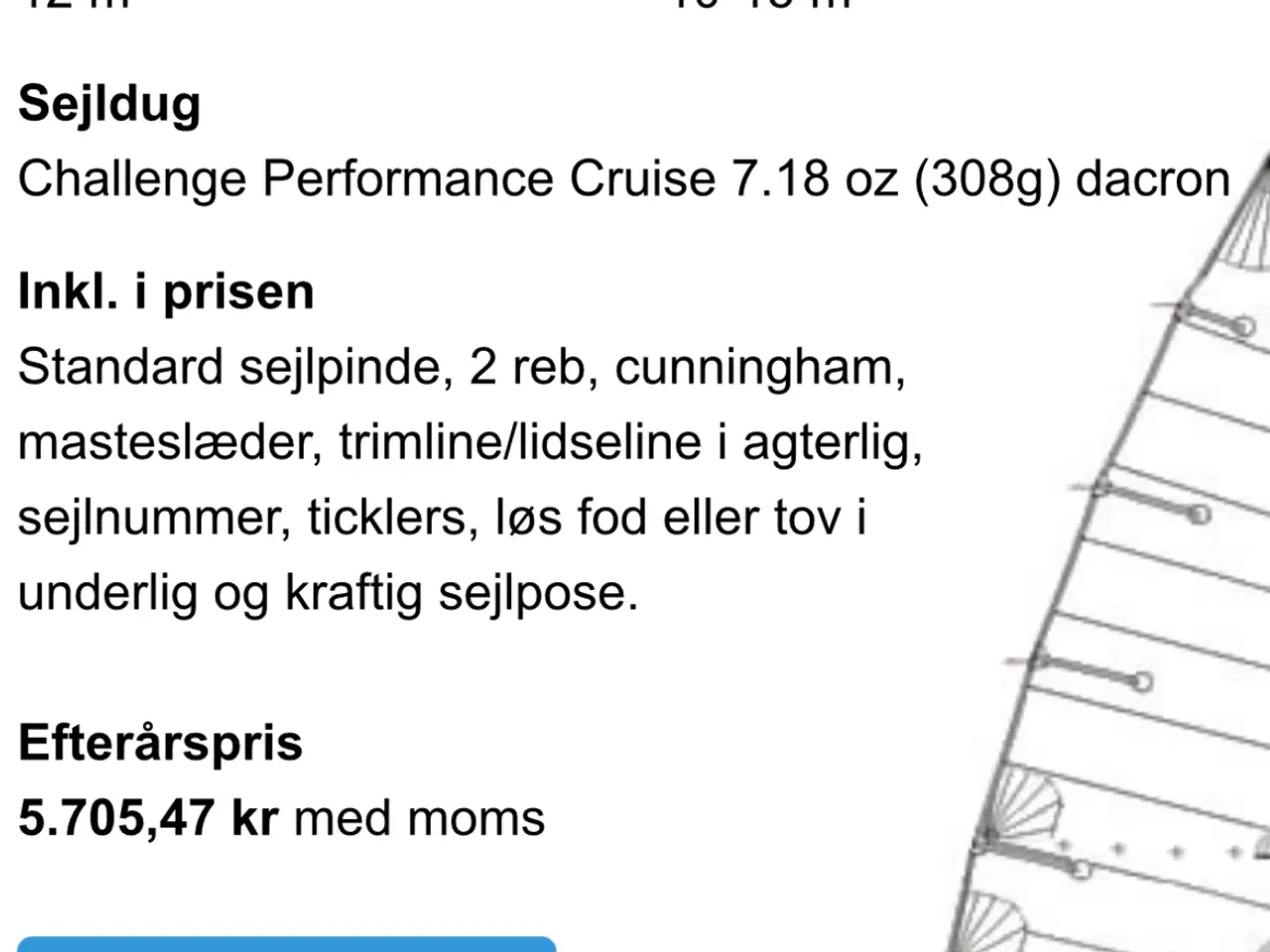 Billede 2 - Sejl til Granada 24 fod