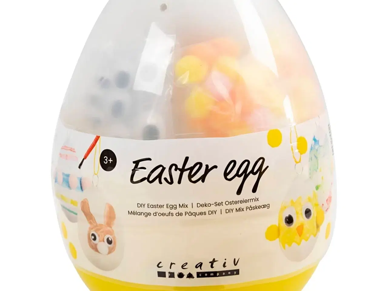 Billede 1 - DIY Påskeæg - Skab Unik Pynt til Påsken, 14 cm