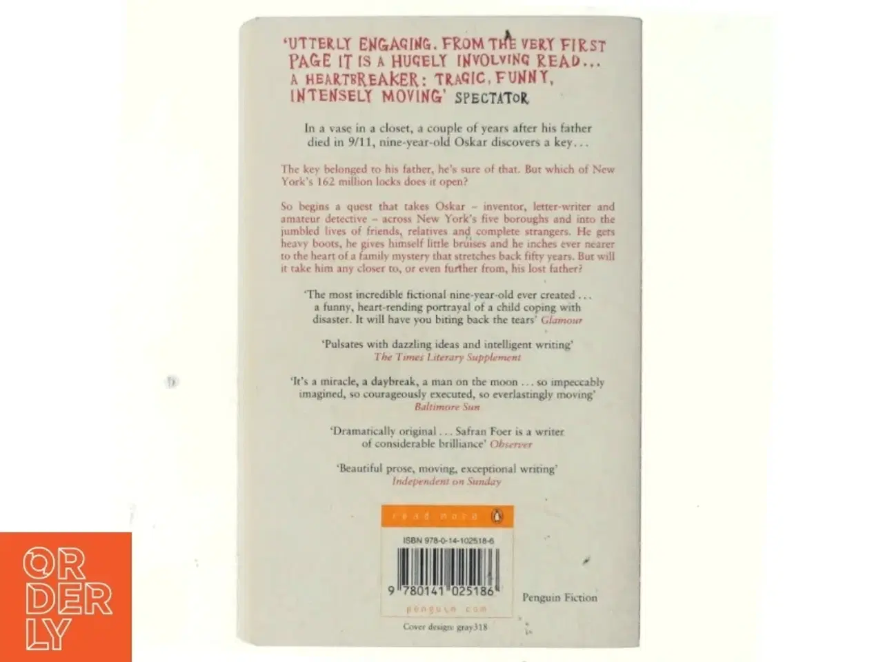 Billede 3 - Extremely loud & incredibly close af Jonathan Safran Foer (Bog)