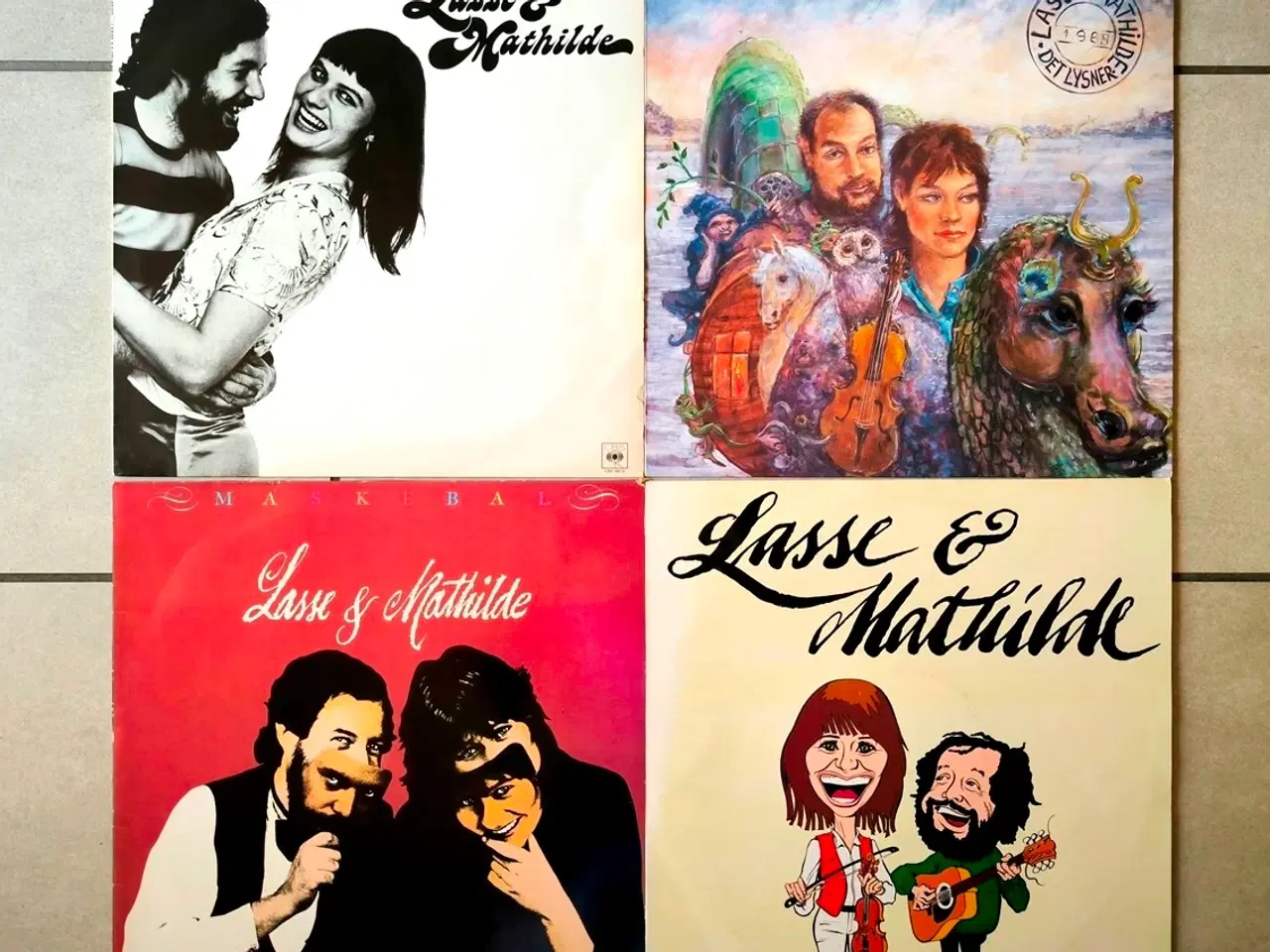 Billede 1 - 4x LP med Lasse & Mathilde