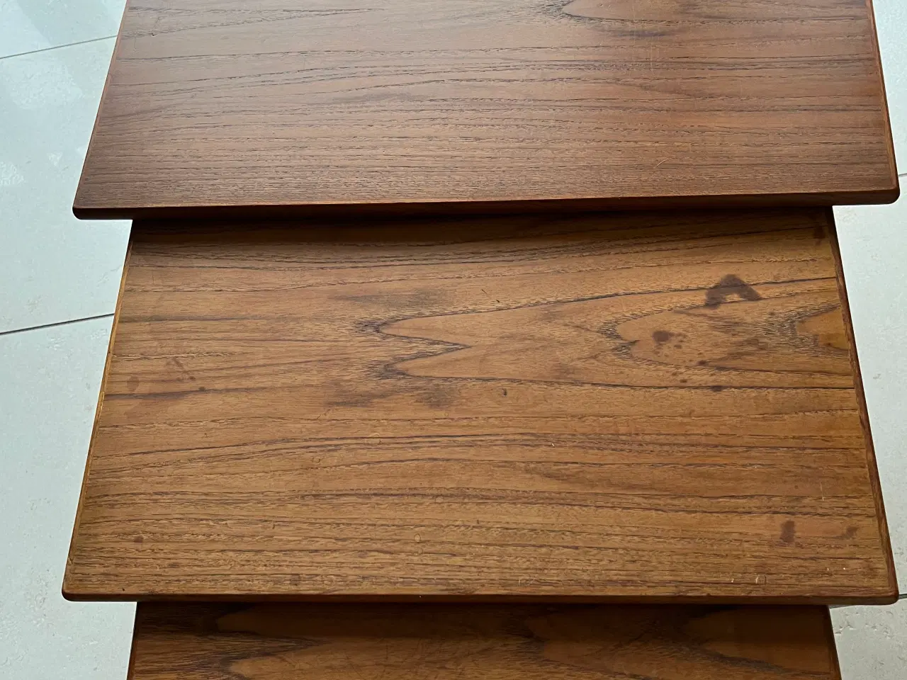 Billede 1 - Teak træs indskudt borde