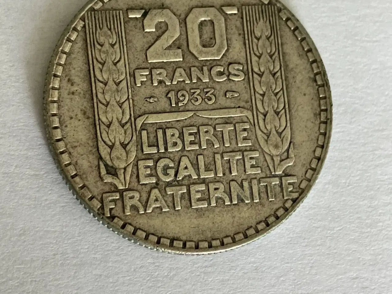 Billede 1 - 20 Francs France 1933