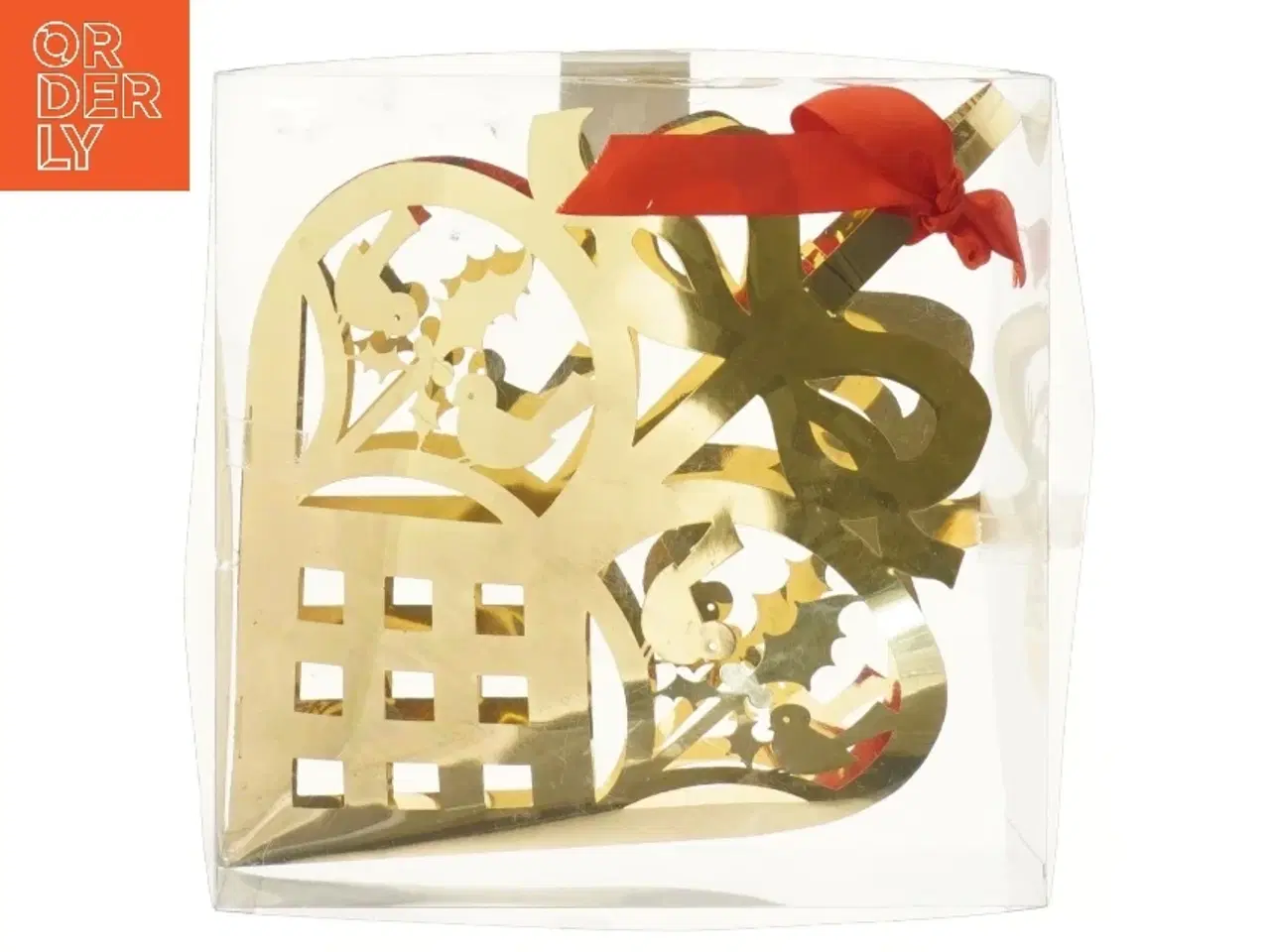 Billede 1 - Julepynt i messing fra Golden Christmas (str. 21x22x10 cm)