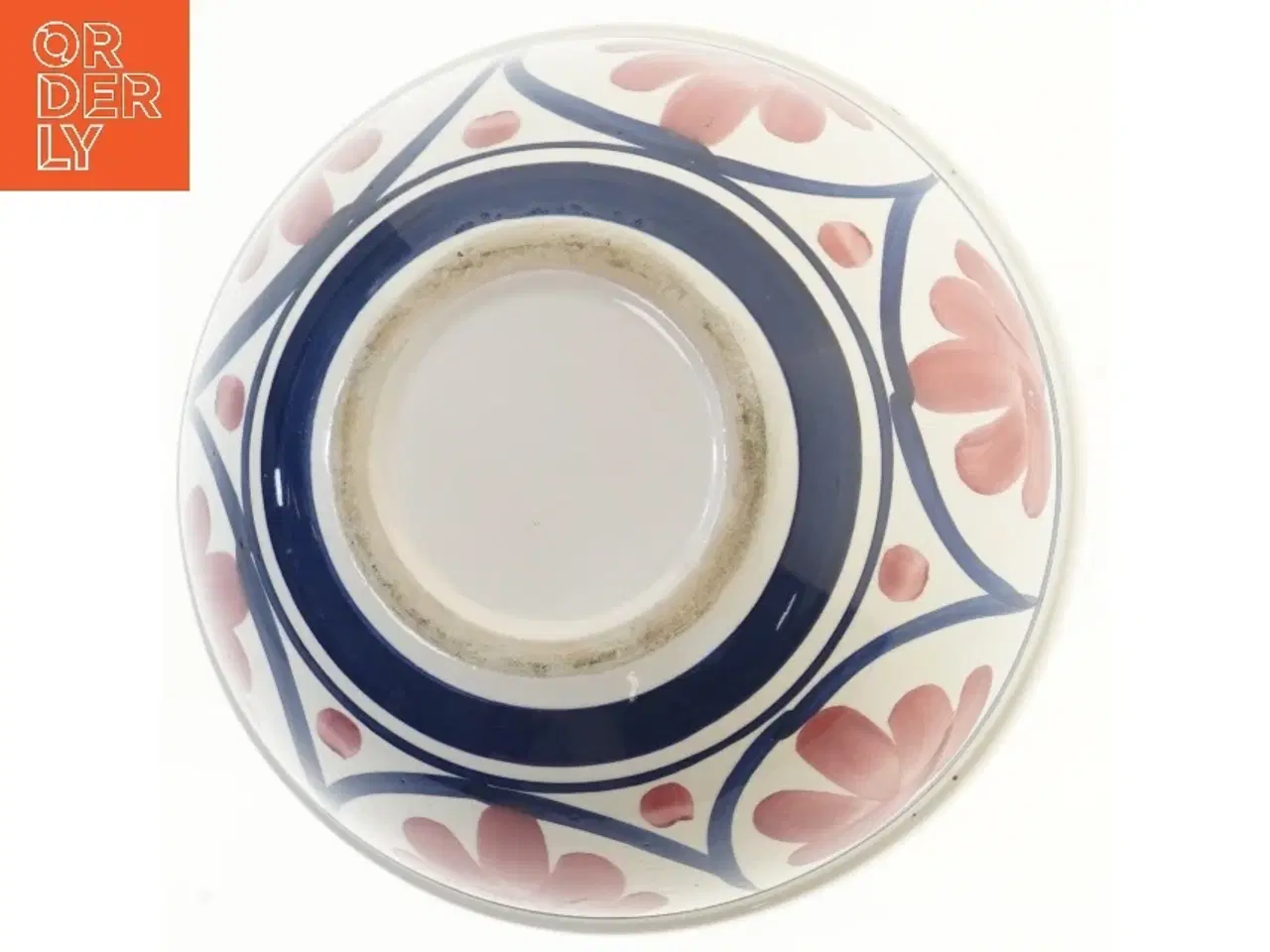 Billede 4 - Skål med blomsterdesign (str. Ø 25,5 cm)