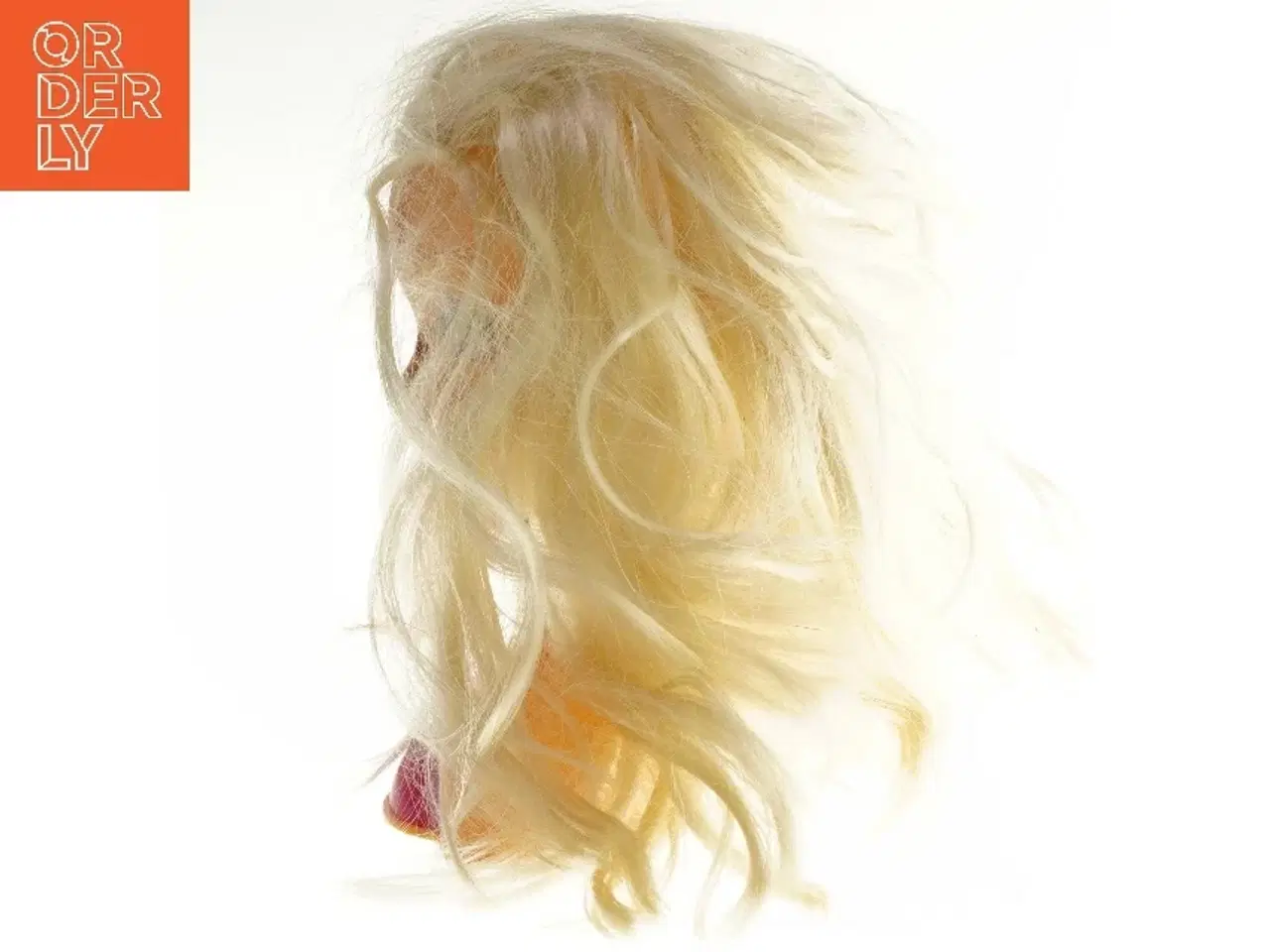 Billede 2 - Frisørtræningsdukke med langt blondt hår (str. 21 cm)