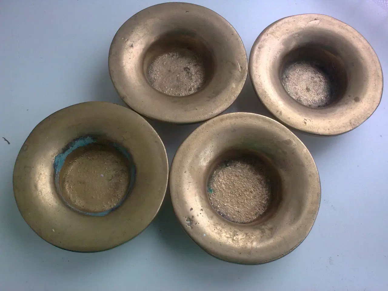 Billede 12 - Bronce Bronze kunst UNIKA massive håndstøbte skåle