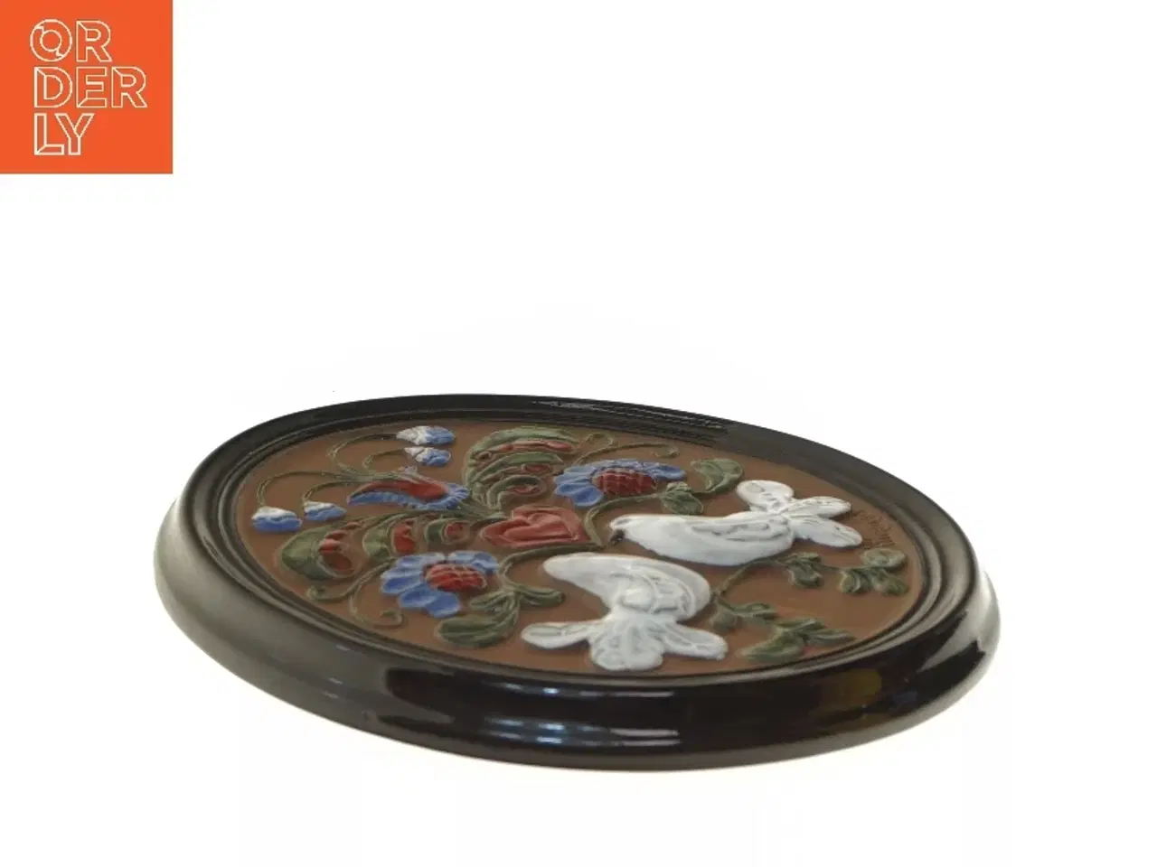 Billede 3 - Dekorativ vægplade med fuglemotiv fra Gabriel Sweden (str. 28 cm)