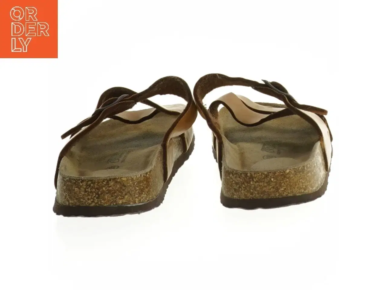 Billede 2 - Brugte lædersandaler (str. 38)