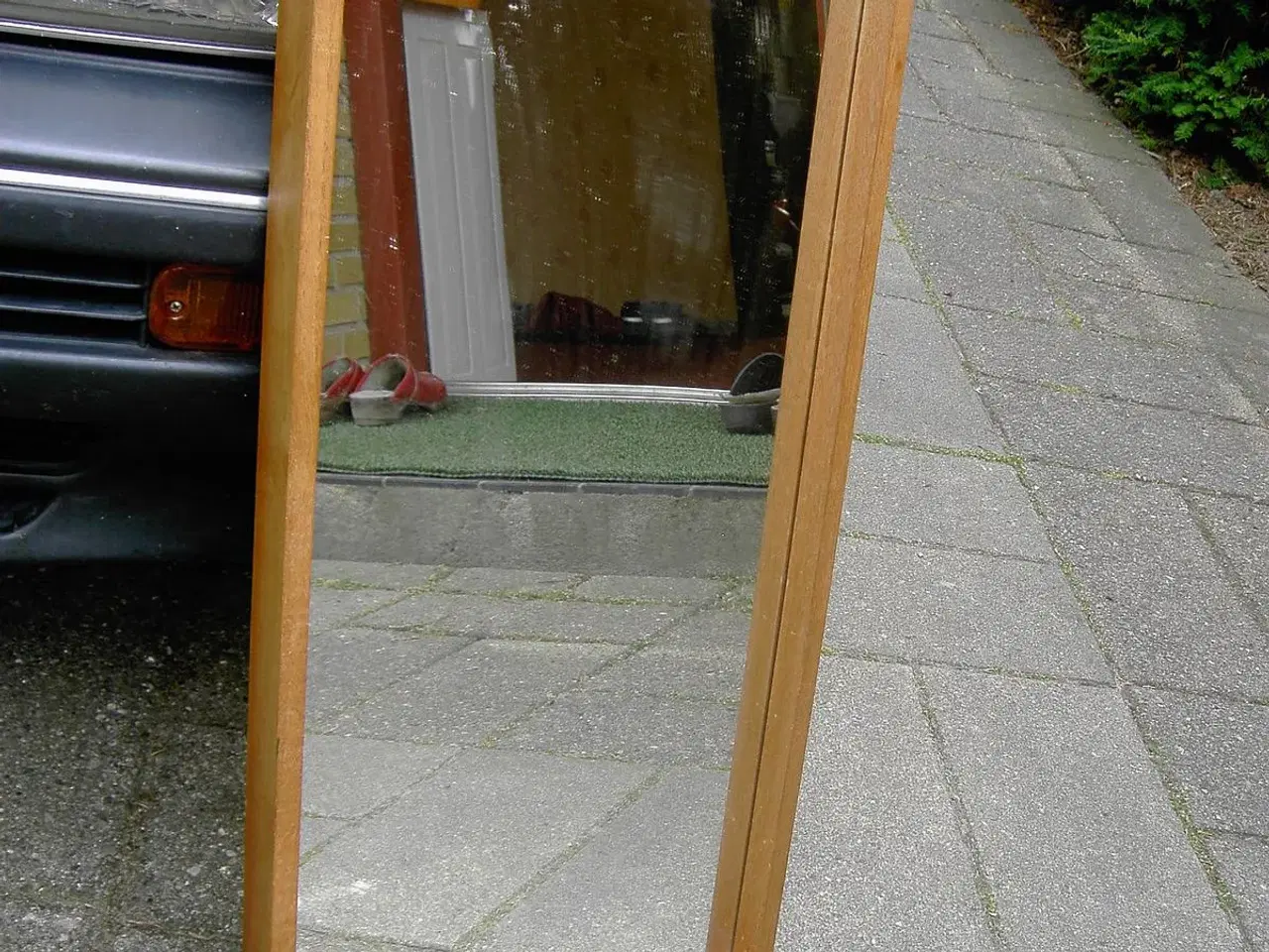 Billede 1 - Spejl i egetræsramme