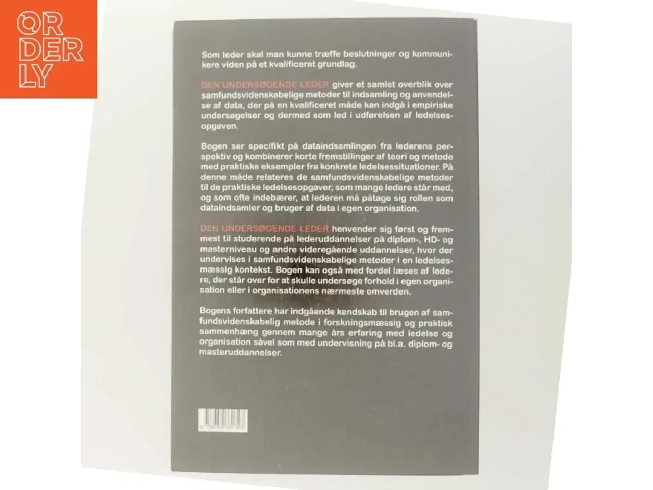 Billede 3 - Den undersøgende leder : metoder til dataindsamling og dataanvendelse af Steen Hvid (Bog)