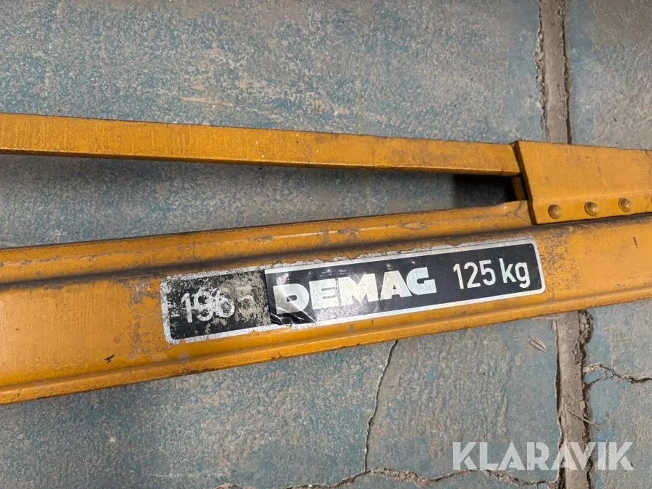 Billede 9 - Væg-svingkran Demag 125kg