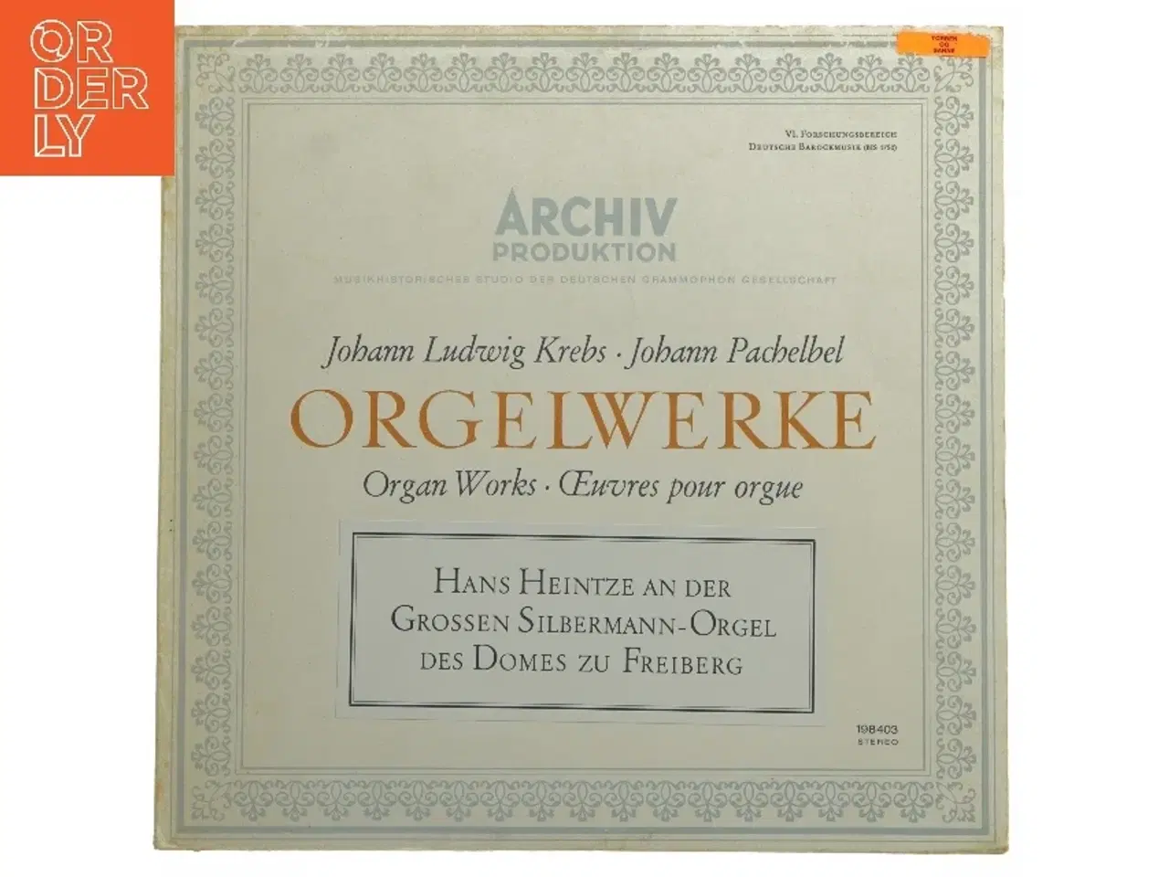 Billede 1 - Orgelwerke LP af Kreb og Pachelbel fra Archiv Produktion