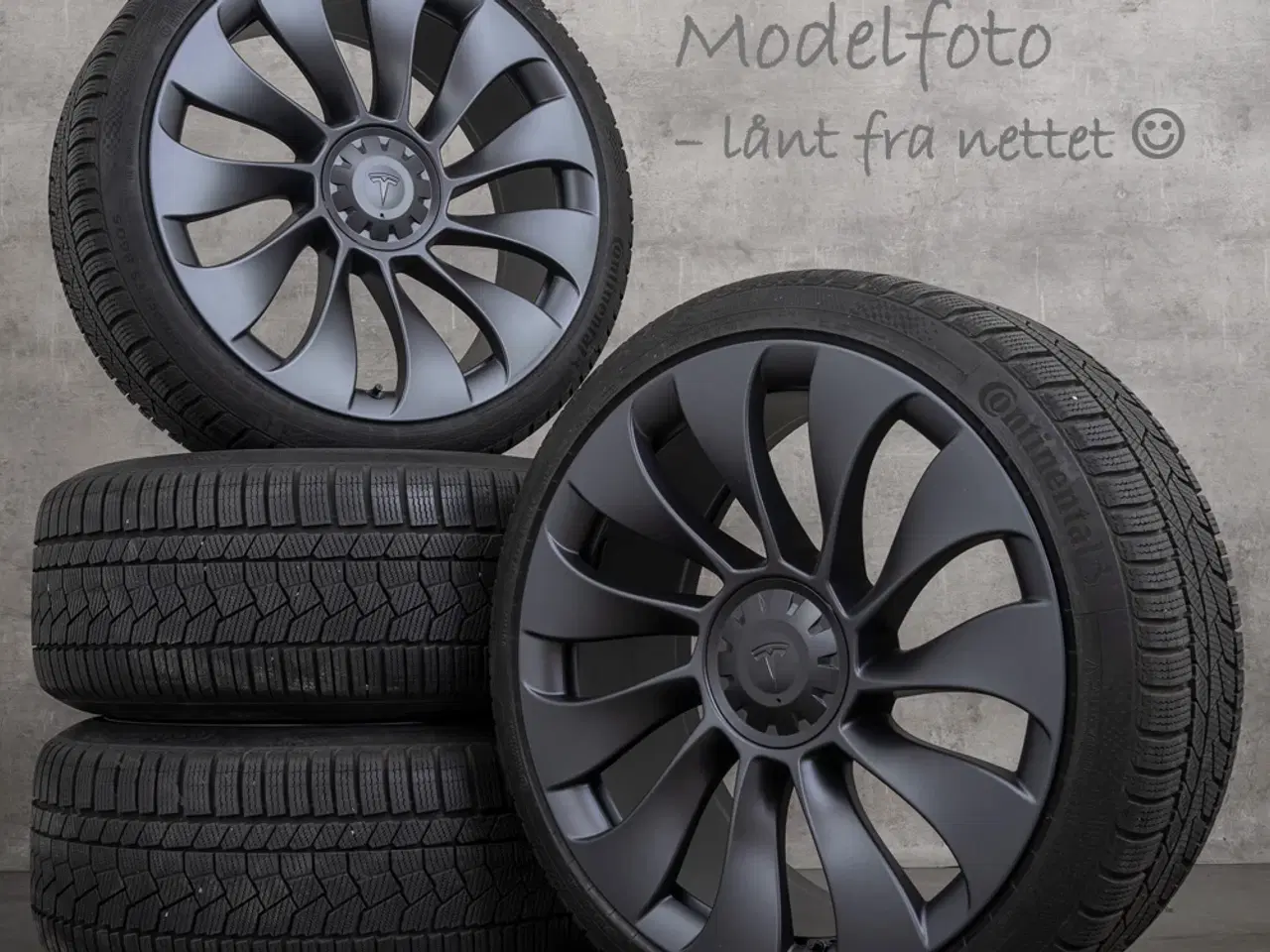 Billede 1 - 21" Überturbine m. Pirelli sommerdæk (Tesla MY)