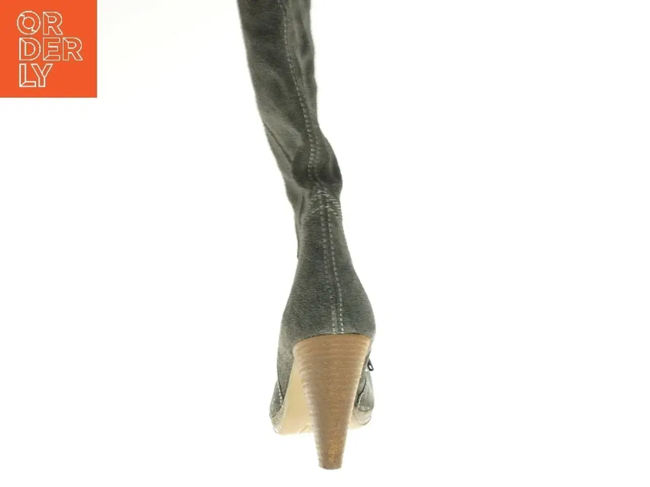 Billede 2 - Overknee støvler med høj hæl fra Ubestemt (str. sål: 24 cm)