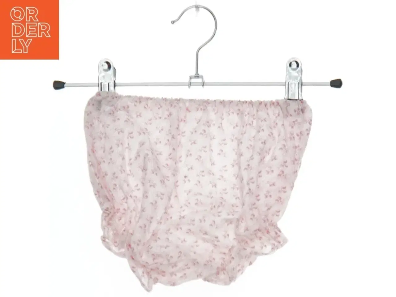 Billede 1 - Babypuderbukser med lyserøde mønstre (str. 86)