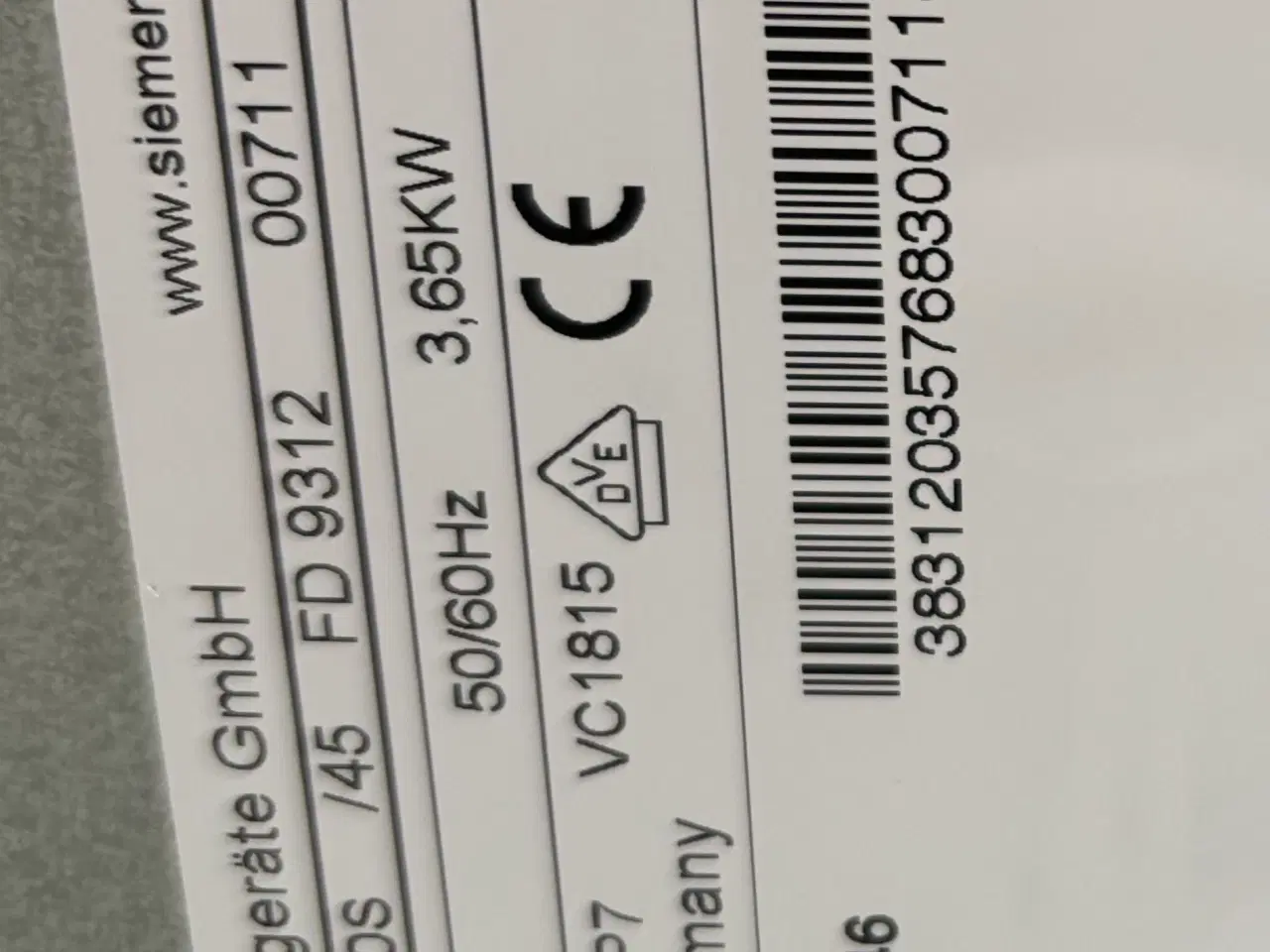 Billede 10 - Indbygningsovne fra Siemens 