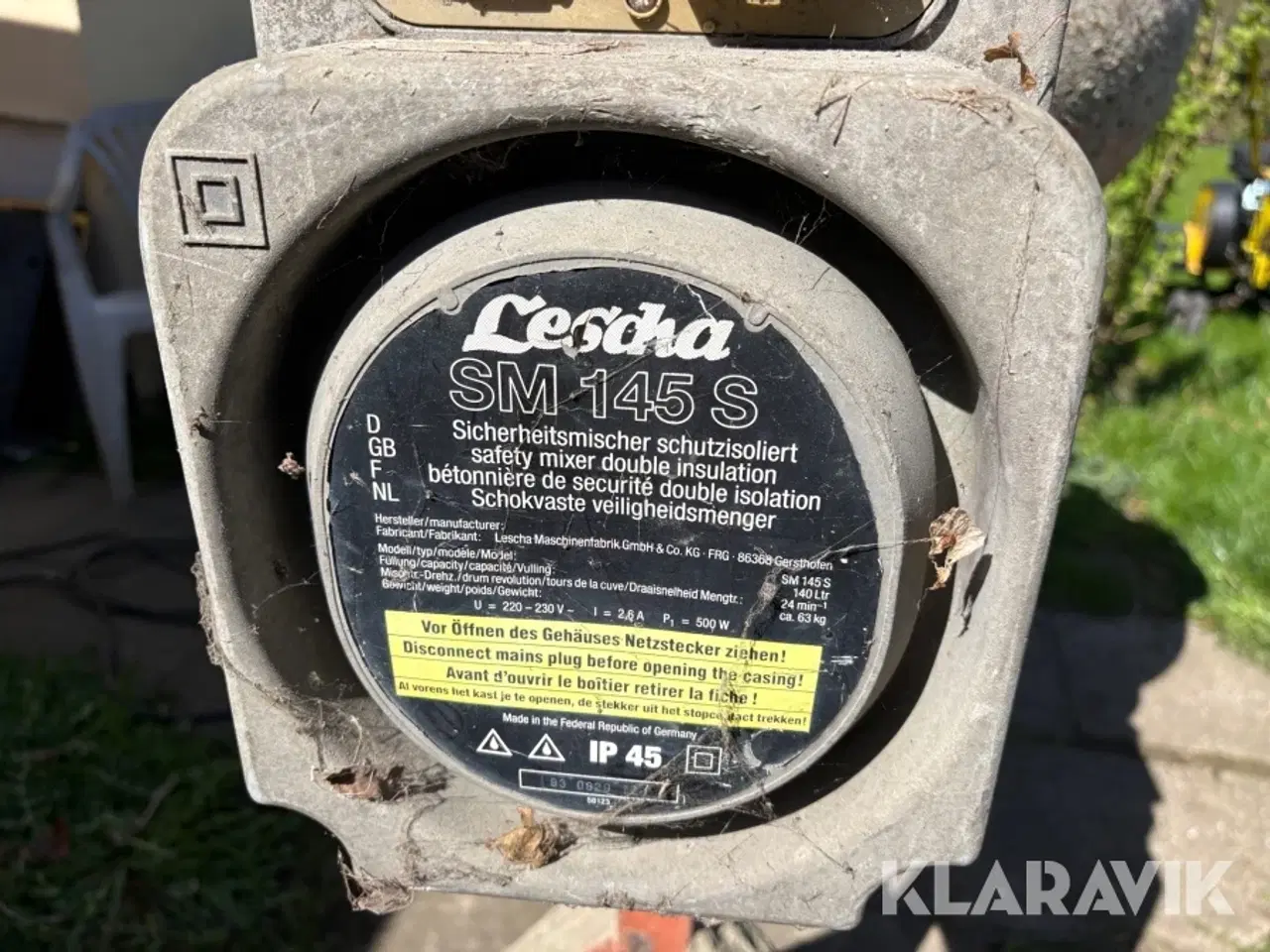 Billede 6 - Betonblander Lescha Sm145s