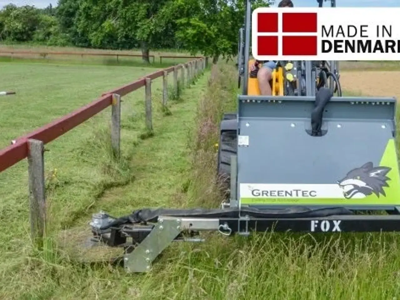 Billede 3 - GreenTec FOX redskabsramme med RI80 kantklipper