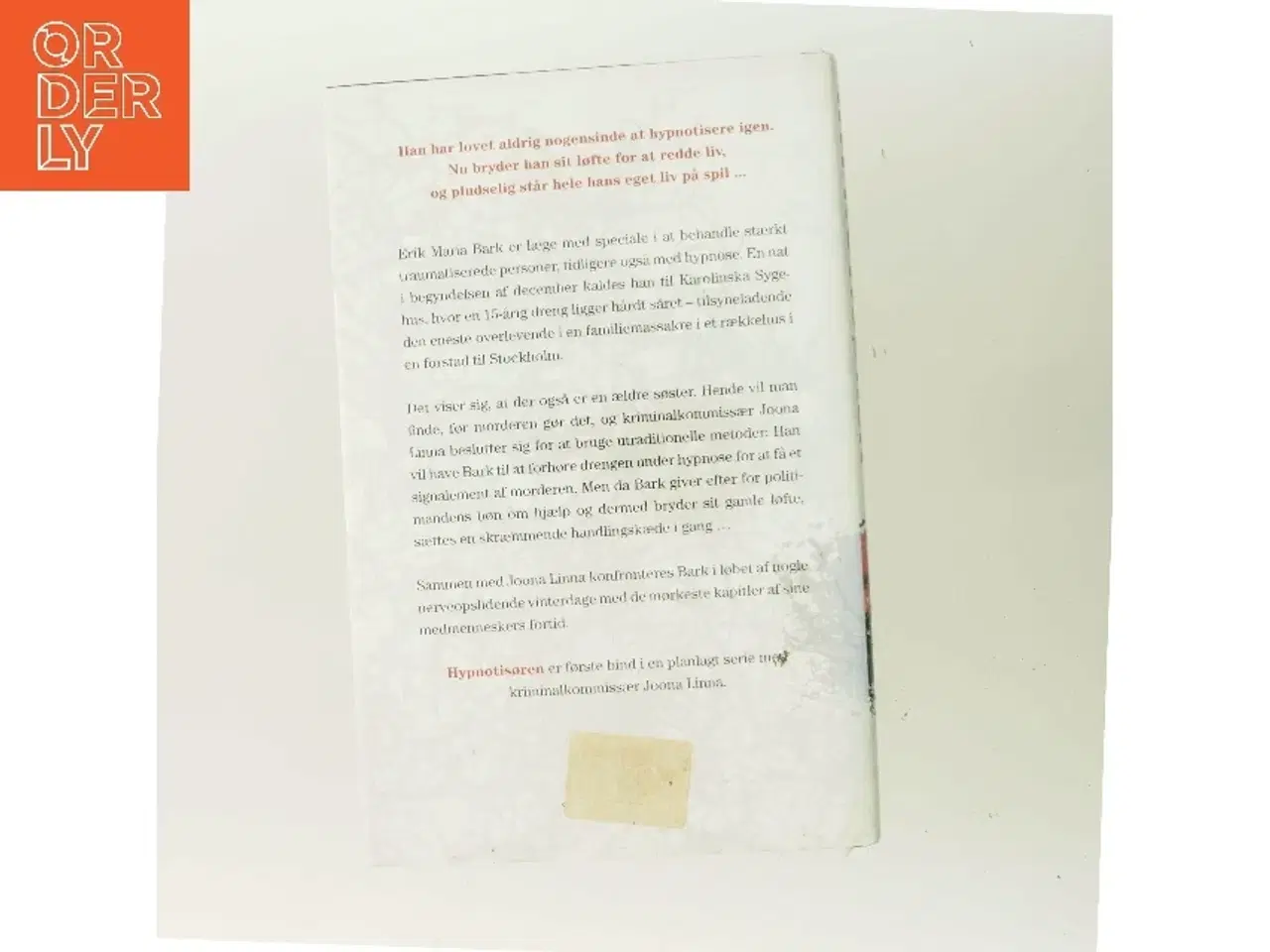 Billede 3 - Hypnotisøren af Lars Kepler (Bog)