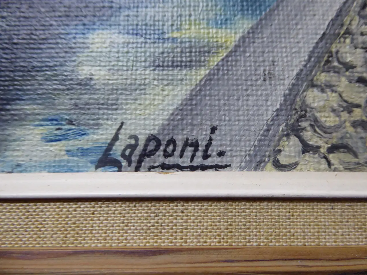 Billede 2 - 2 Flotte Oliemaleri på Lærred