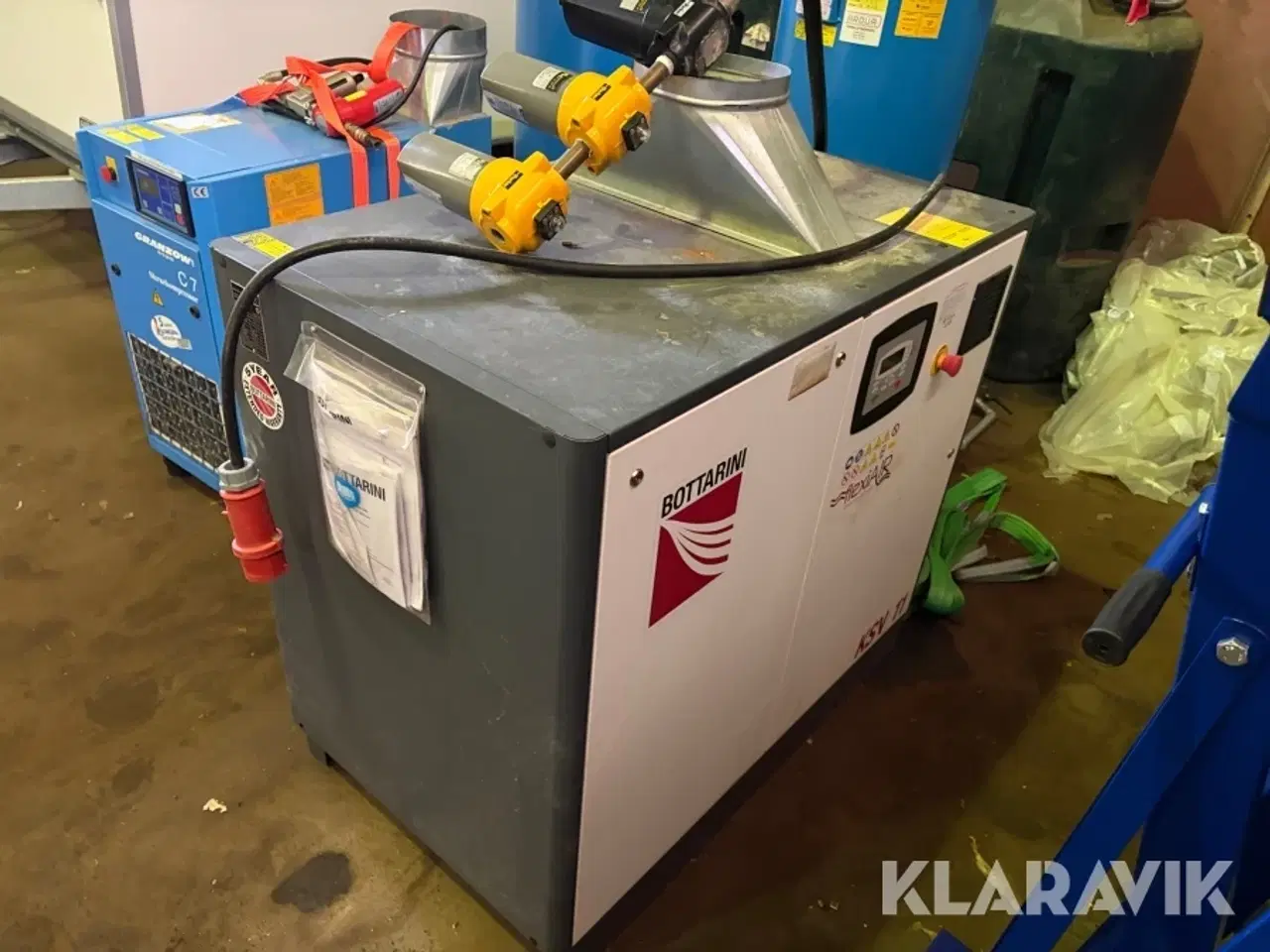 Billede 7 - Skruekompressor Bottarina KSV 11 med tank og filter