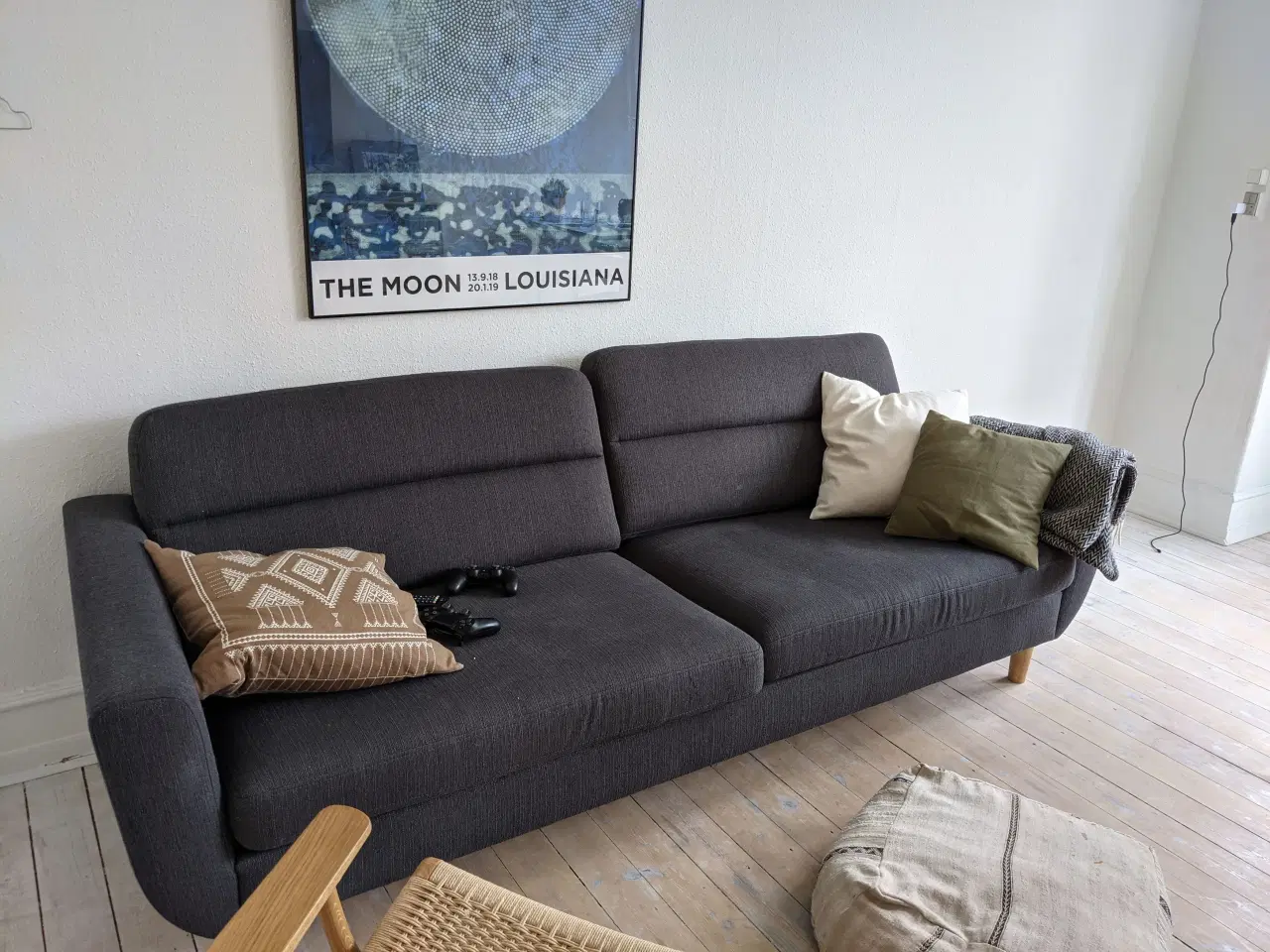 Billede 2 - 3 personers koksgrå sofa