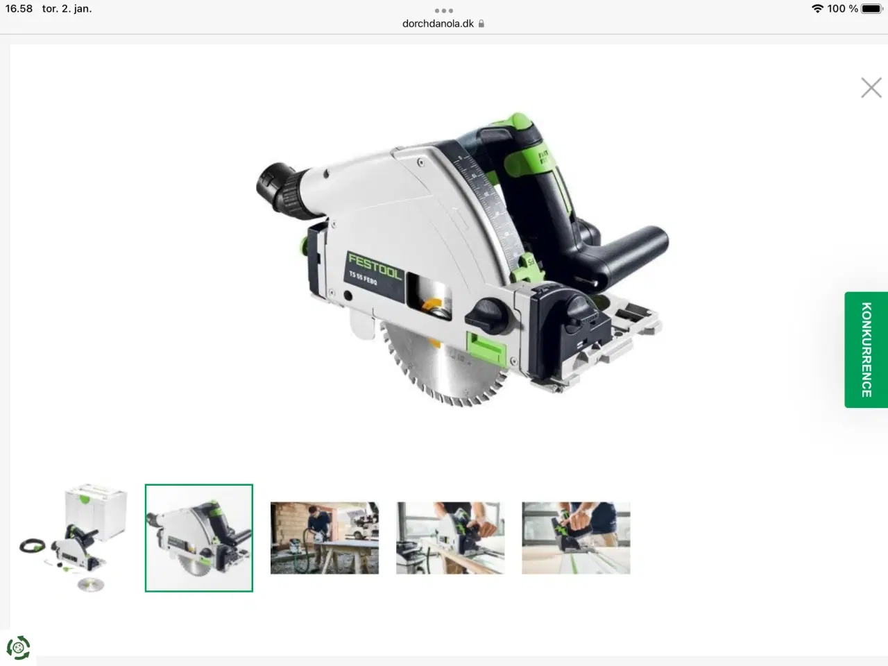 Billede 1 - Dyksav Festool TS55 REBQ plus